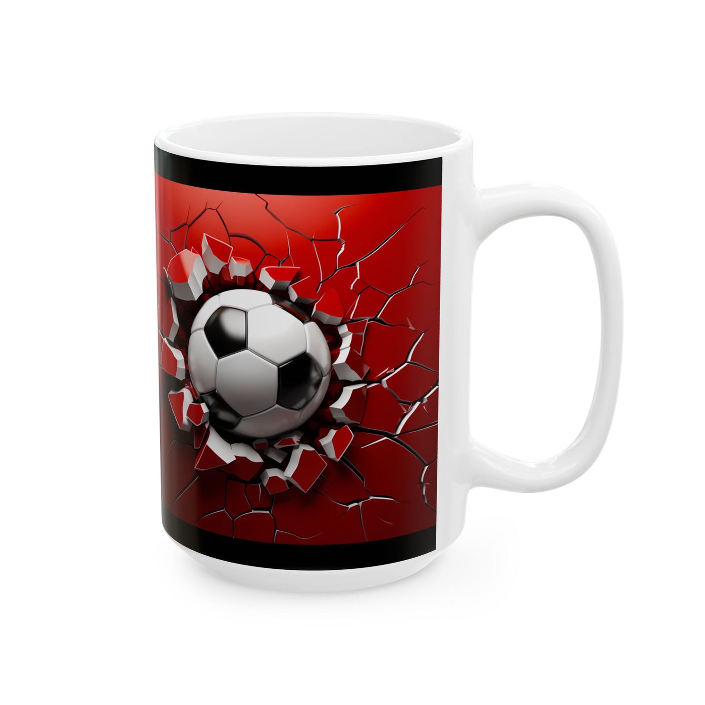 Soccer Ball Breakthrough Mug