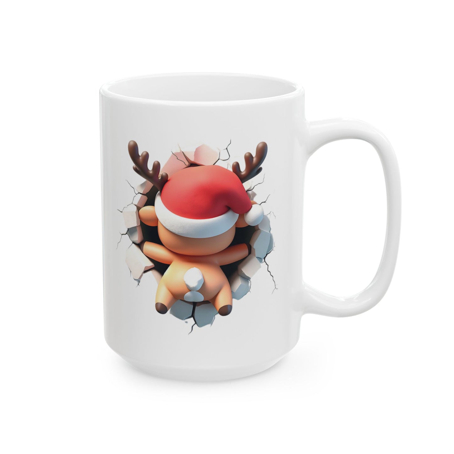 Christmas Reindeer Breakthrough Mug
