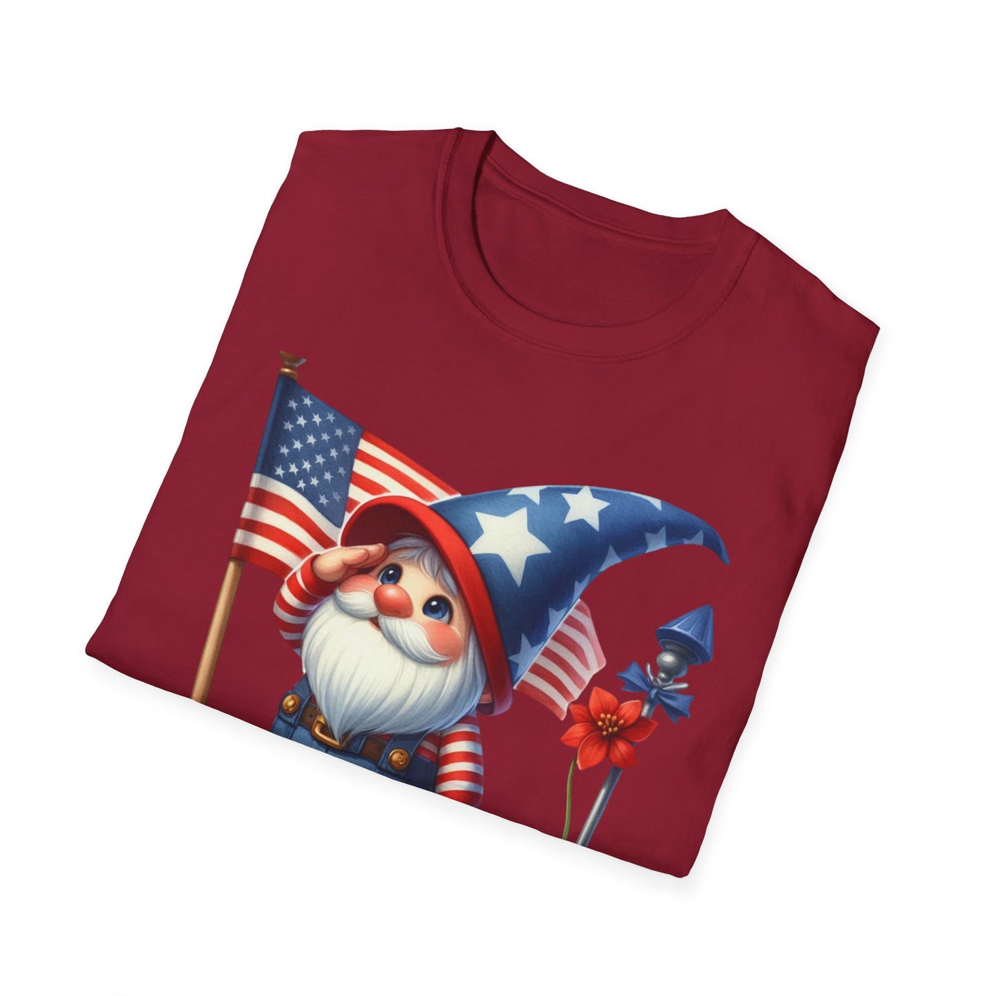 Patriotic Gnome Unisex Tee