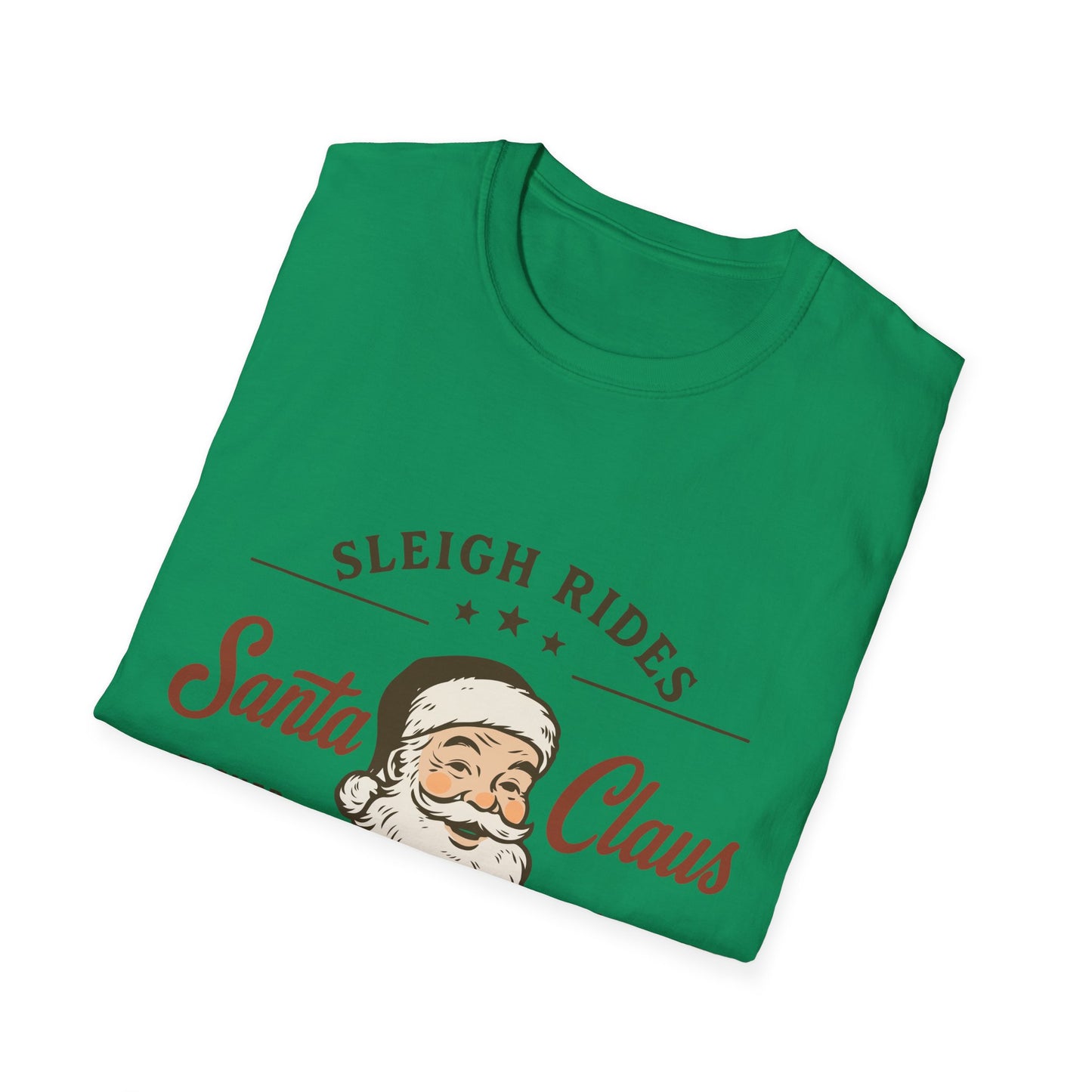 Santa Claus Sleigh Rides Unisex Tee