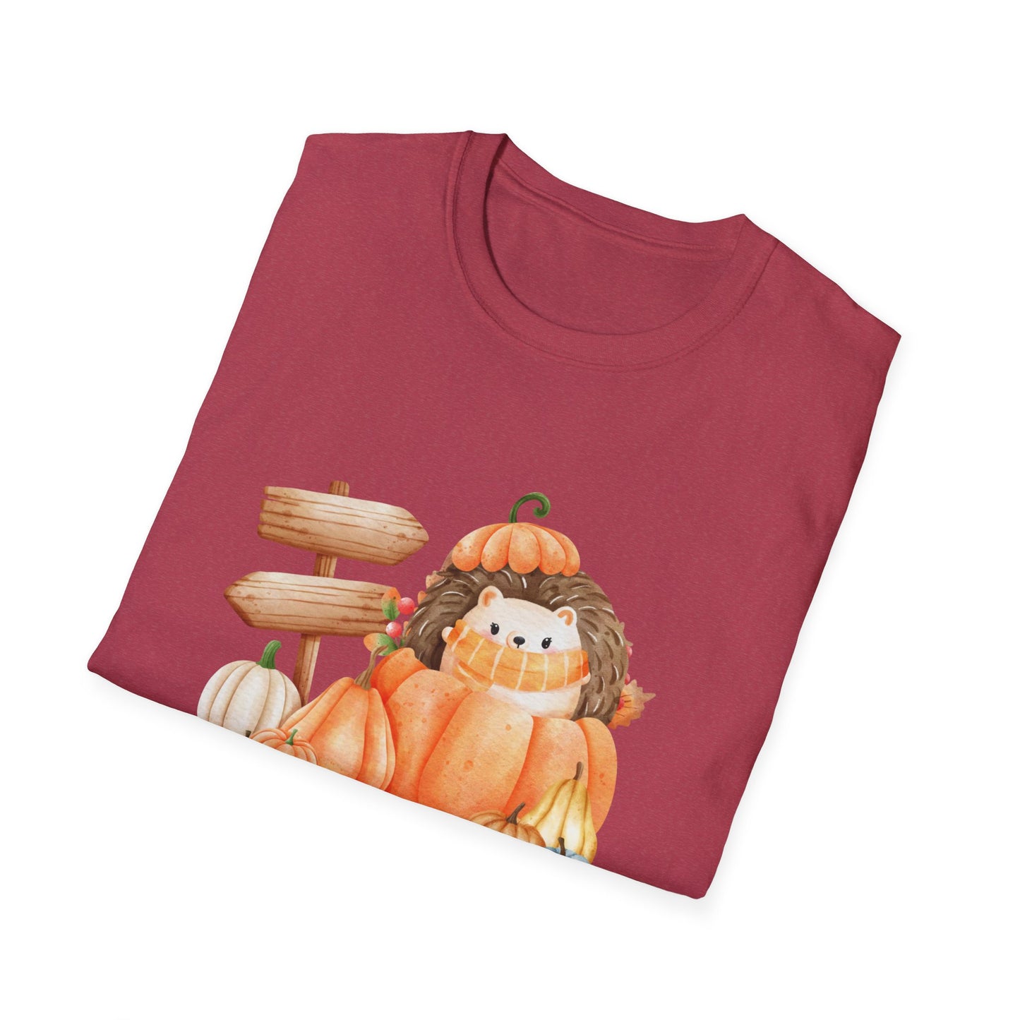Autumn Hedgehog Unisex Graphic Tee