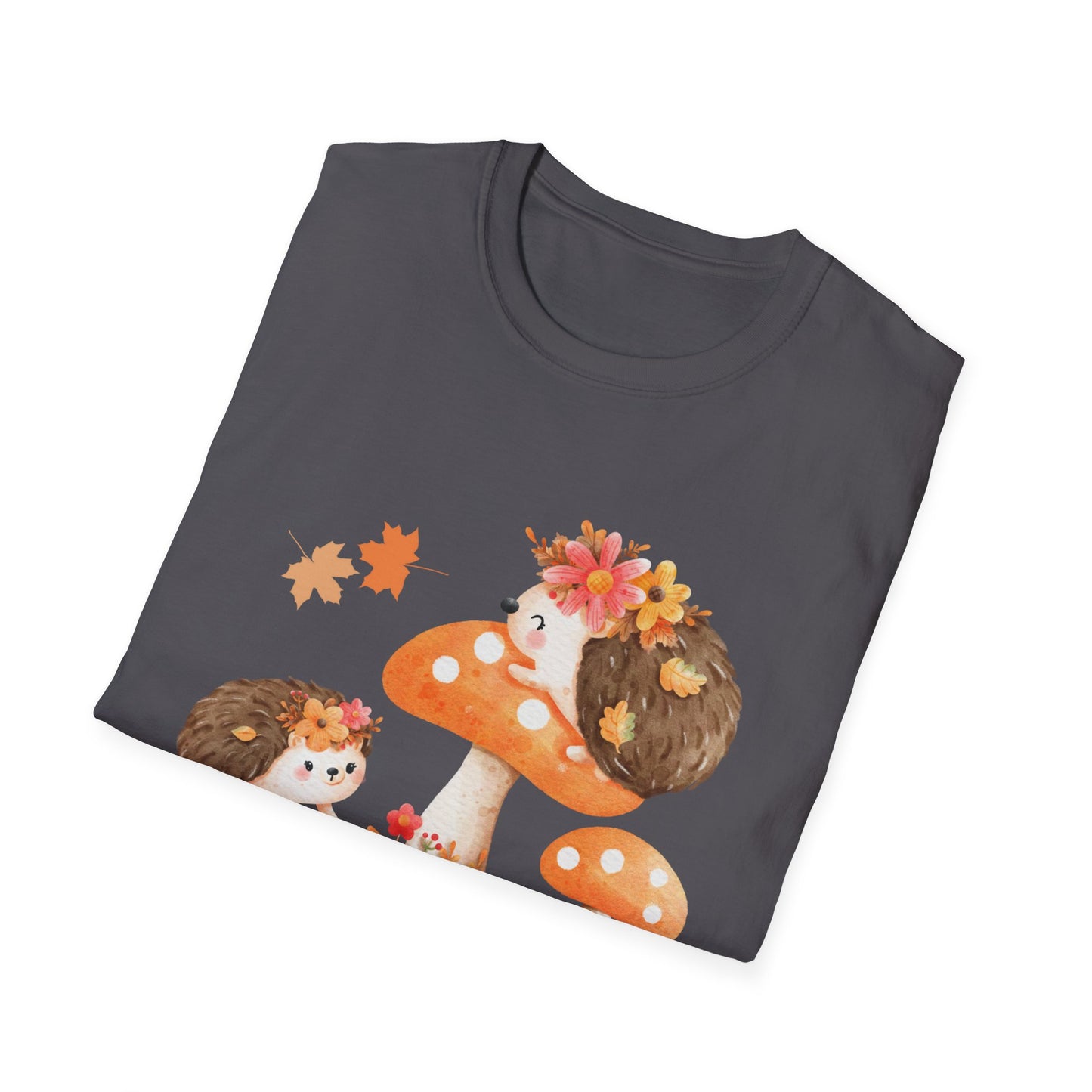 Autumn Vibes Hedgehogs Unisex Tee