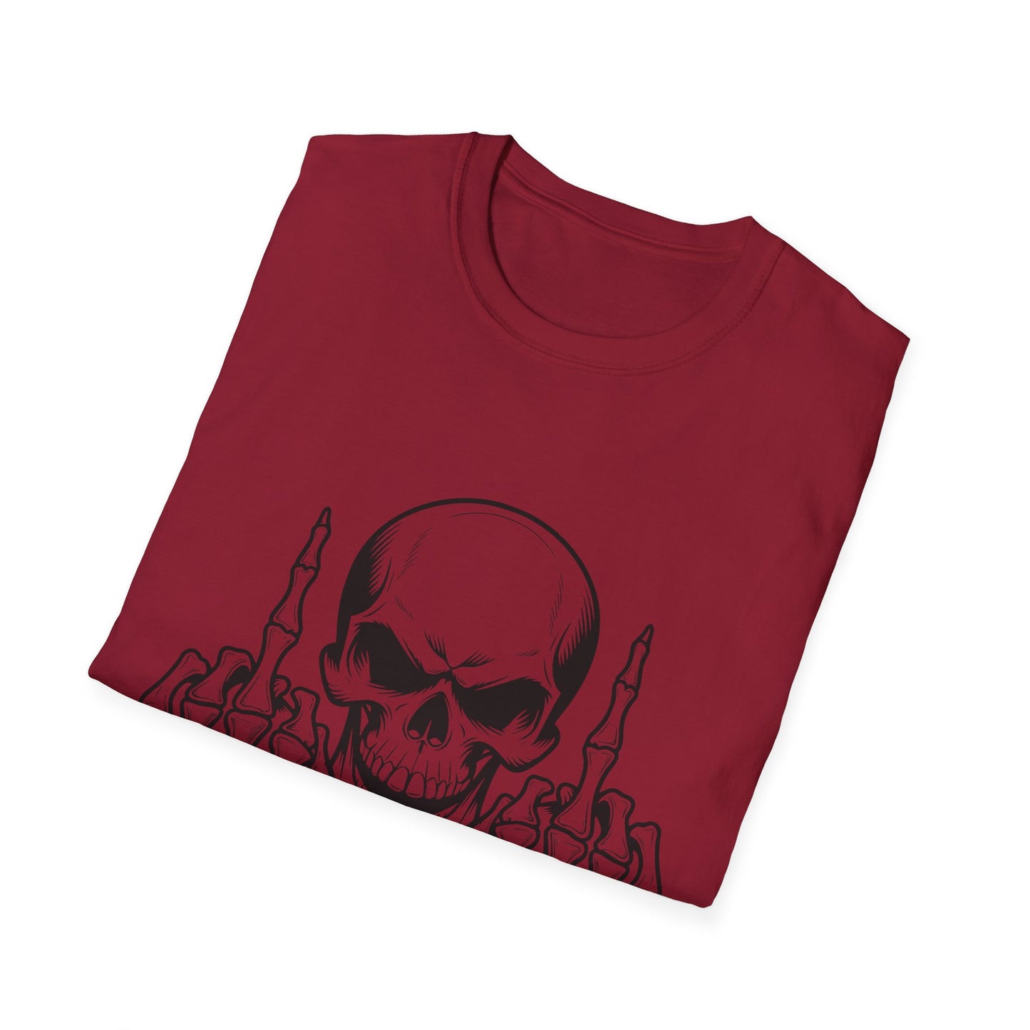 Skull Middle Finger Unisex Tee