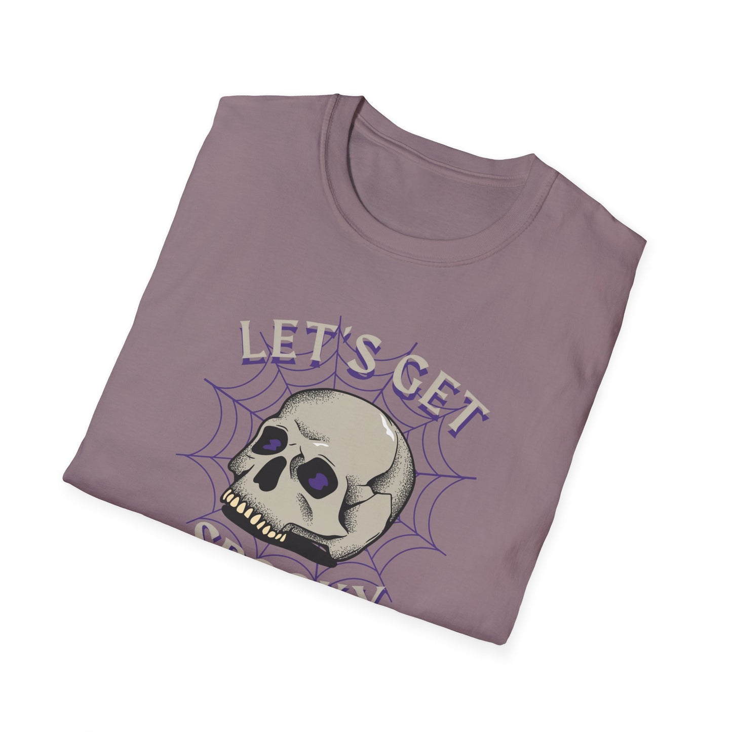 Spooky Skull & Web Unisex Tee