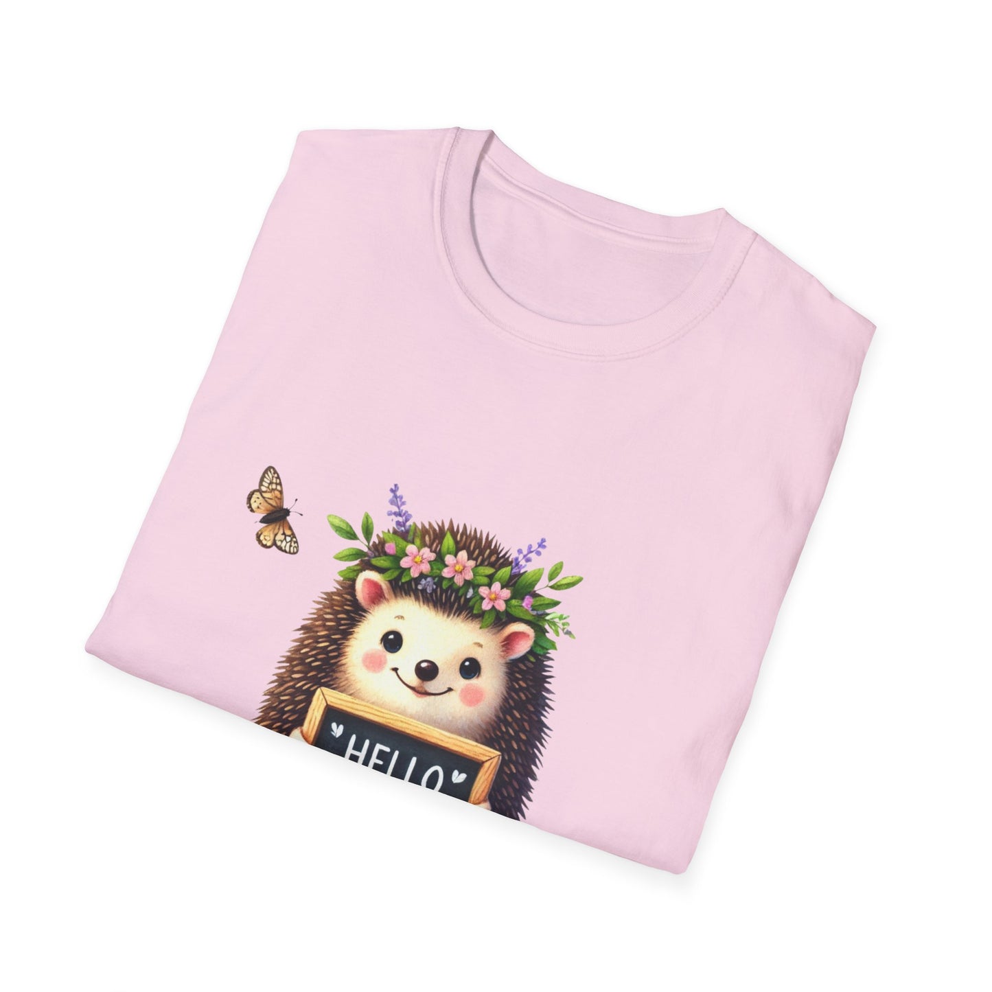Hello Spring Hedgehog - Unisex Tee