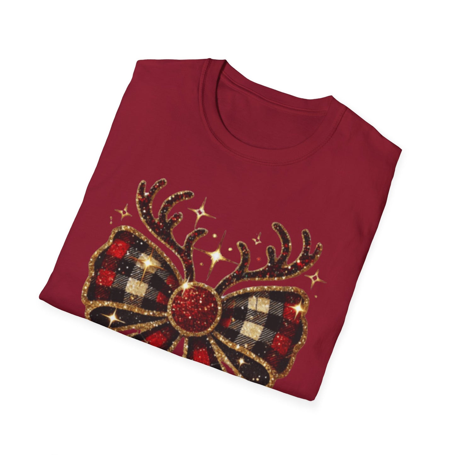 Reindeer Glitter Unisex Tee
