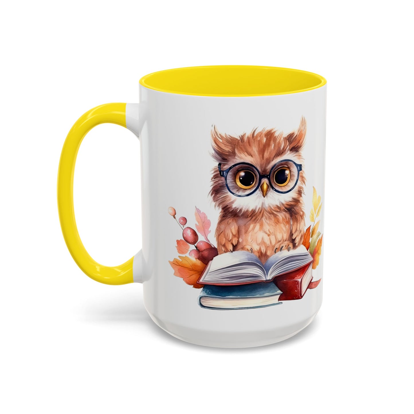 Owl Reading Coffee Mug