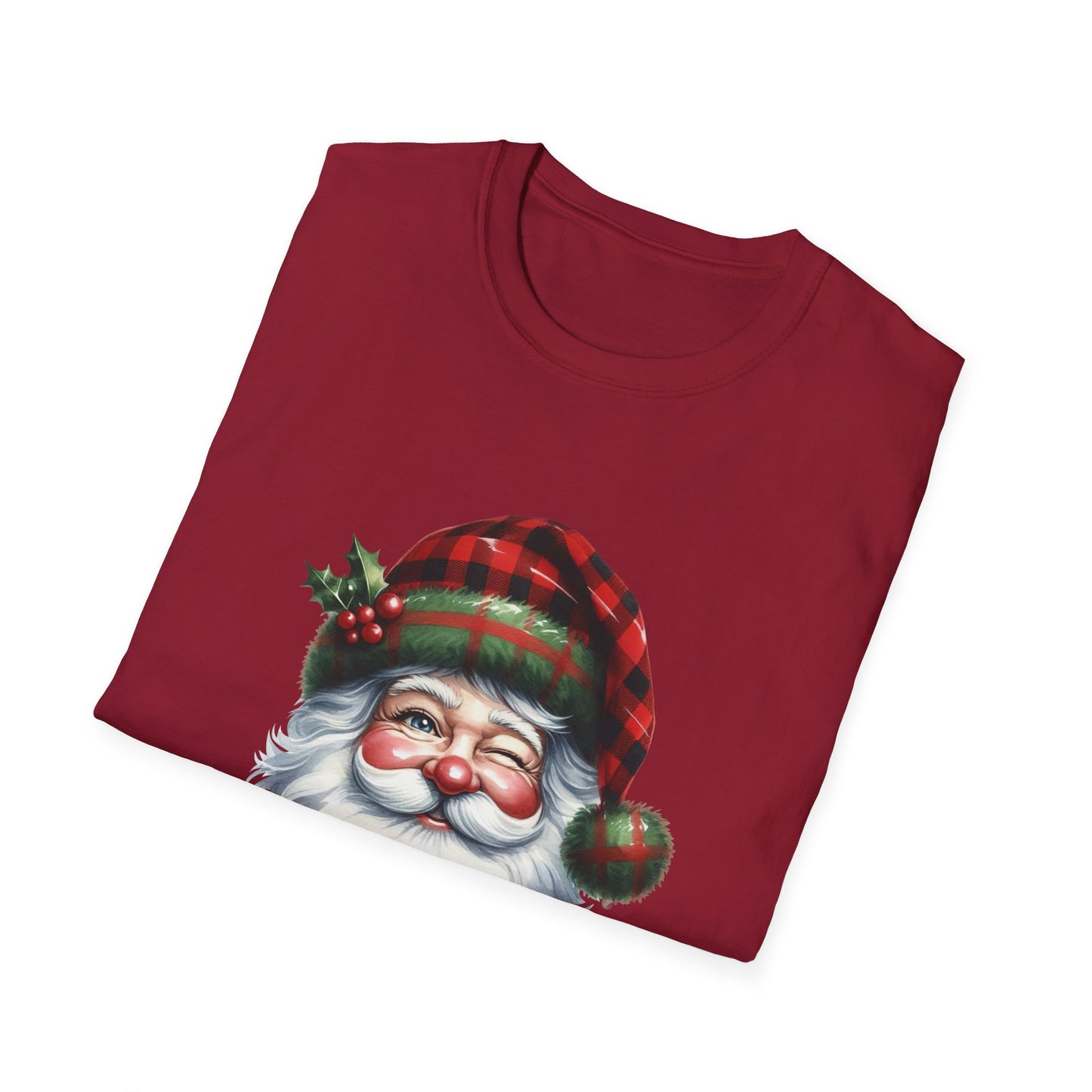 Don't Stop Believin' Santa Unisex Tee