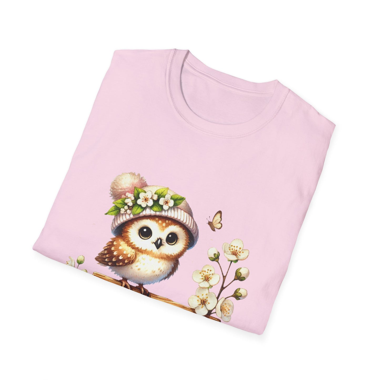 Hello Spring Owl Unisex Tee