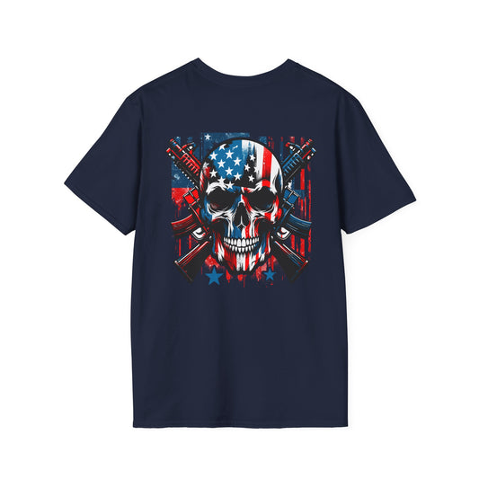 Patriotic Skull Unisex Tee