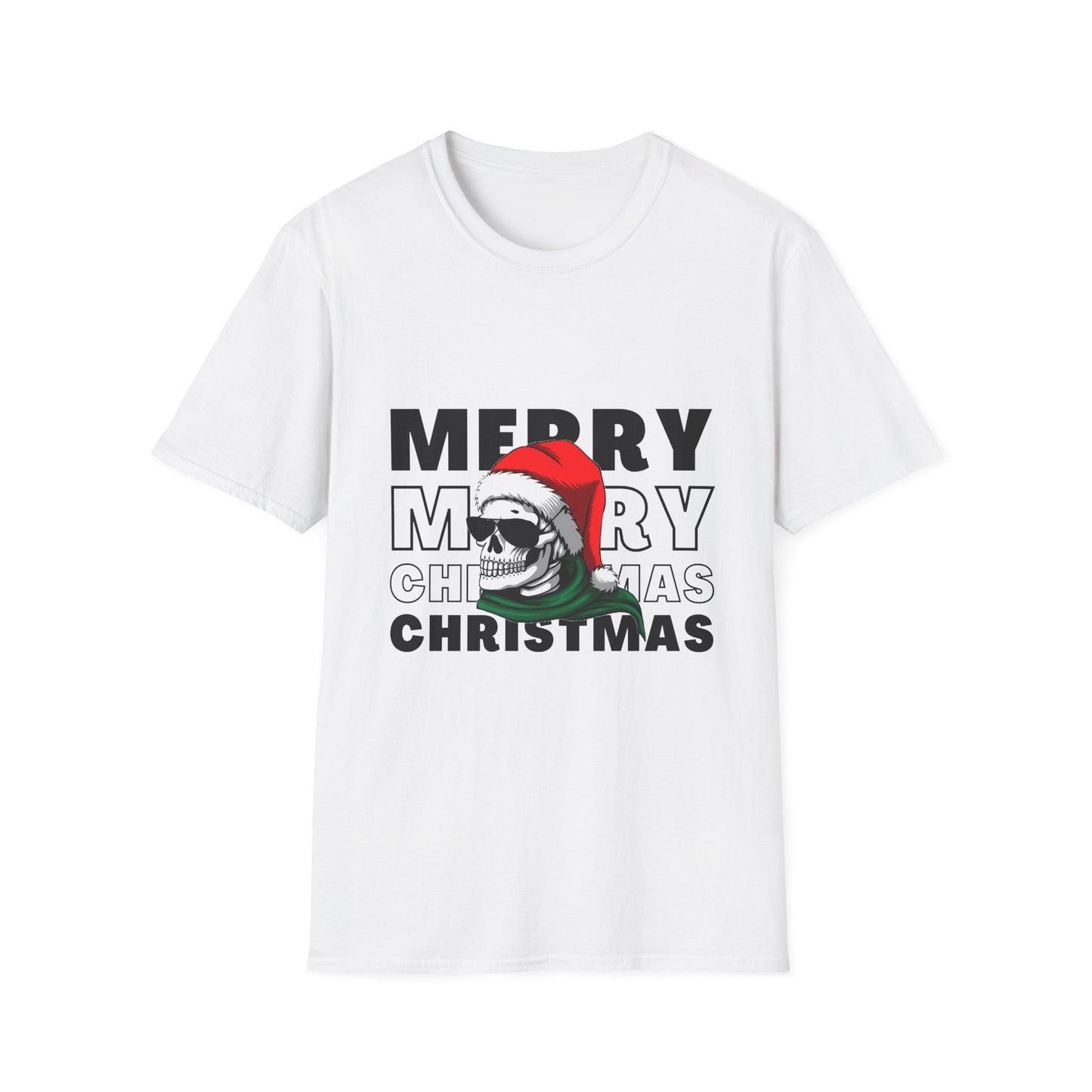 Santa Skull Christmas Tee
