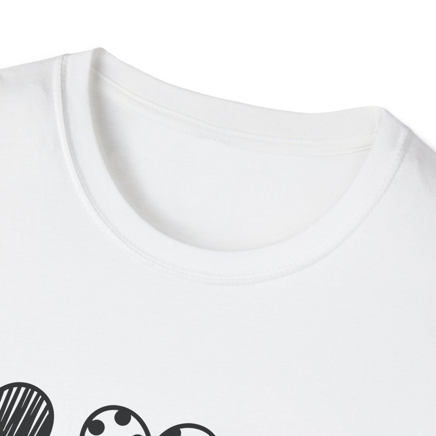 Love Heart Pattern Unisex Tee