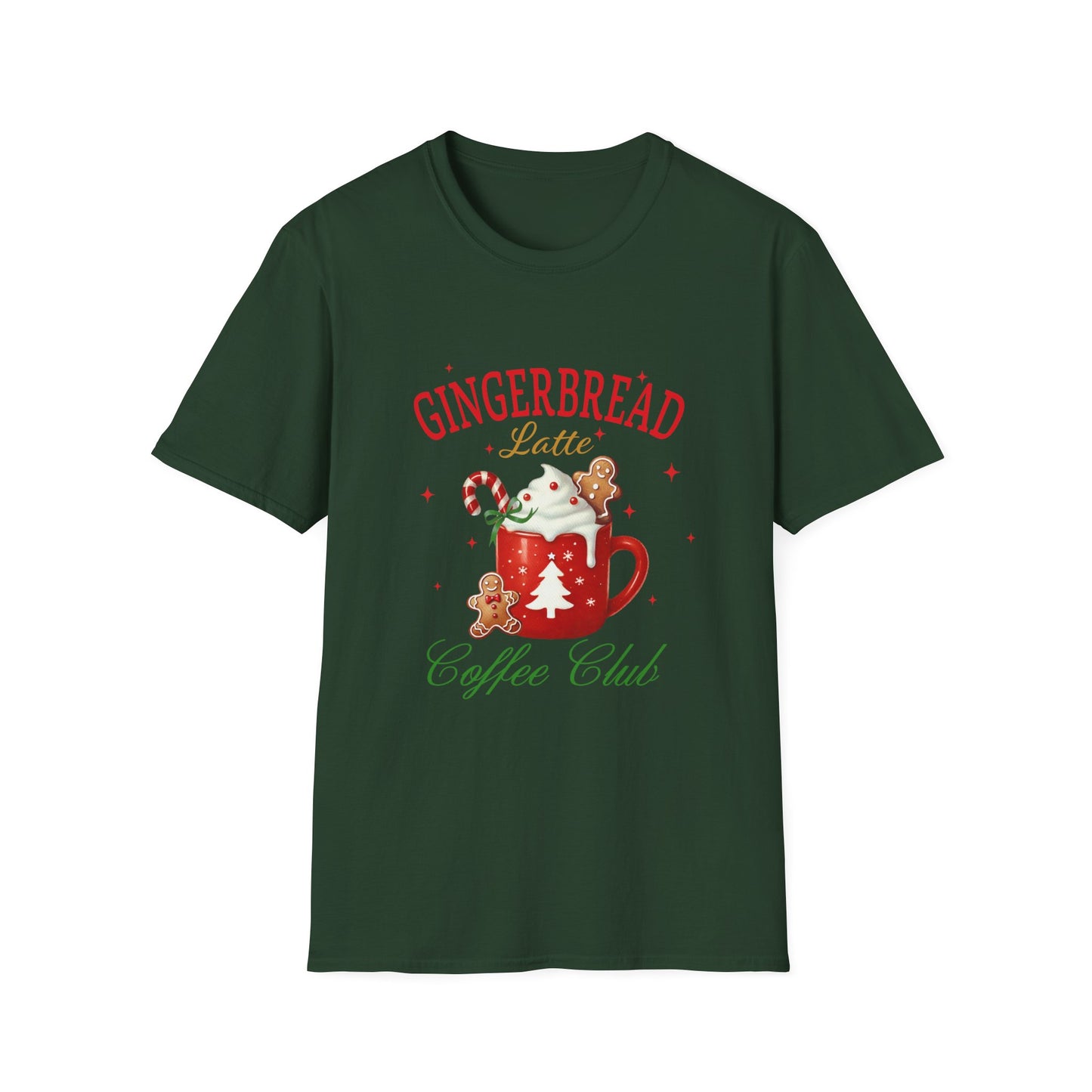 Gingerbread Latte Christmas Club Unisex Tee