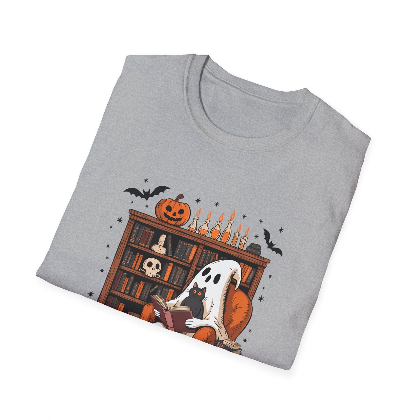 Book Lover Ghost Unisex T-Shirt
