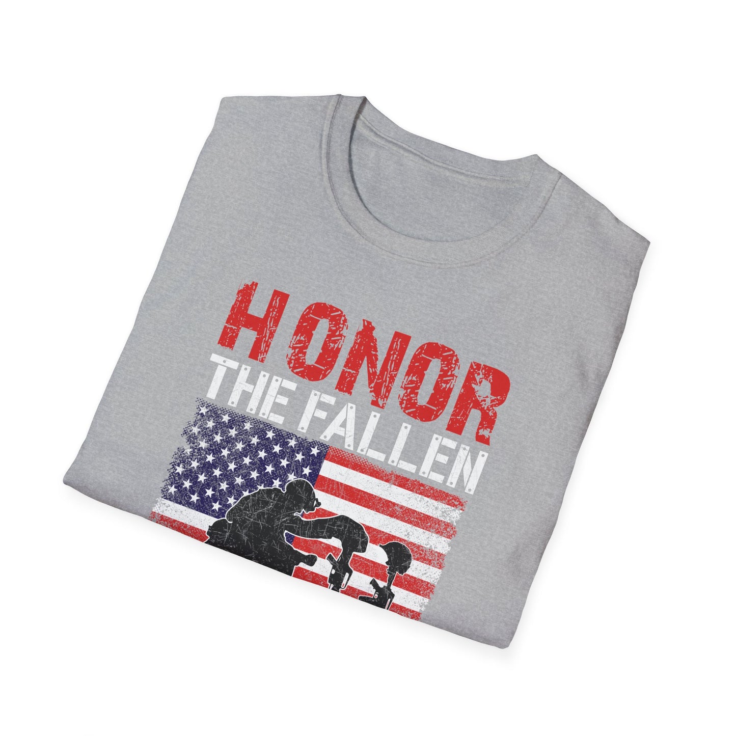 Honor the Fallen Thank the Living Unisex Cotton Tee