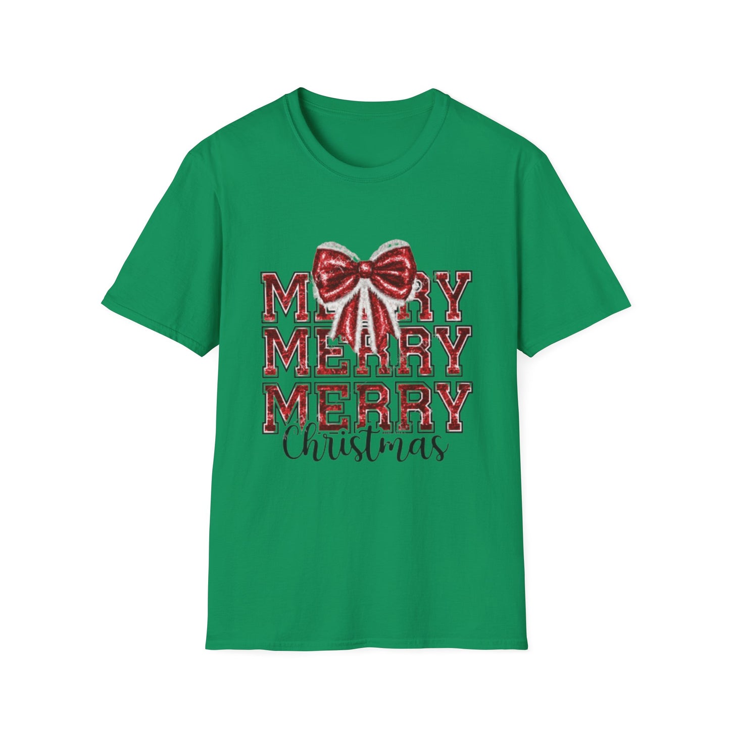 Christmas Glittery Unisex Tee