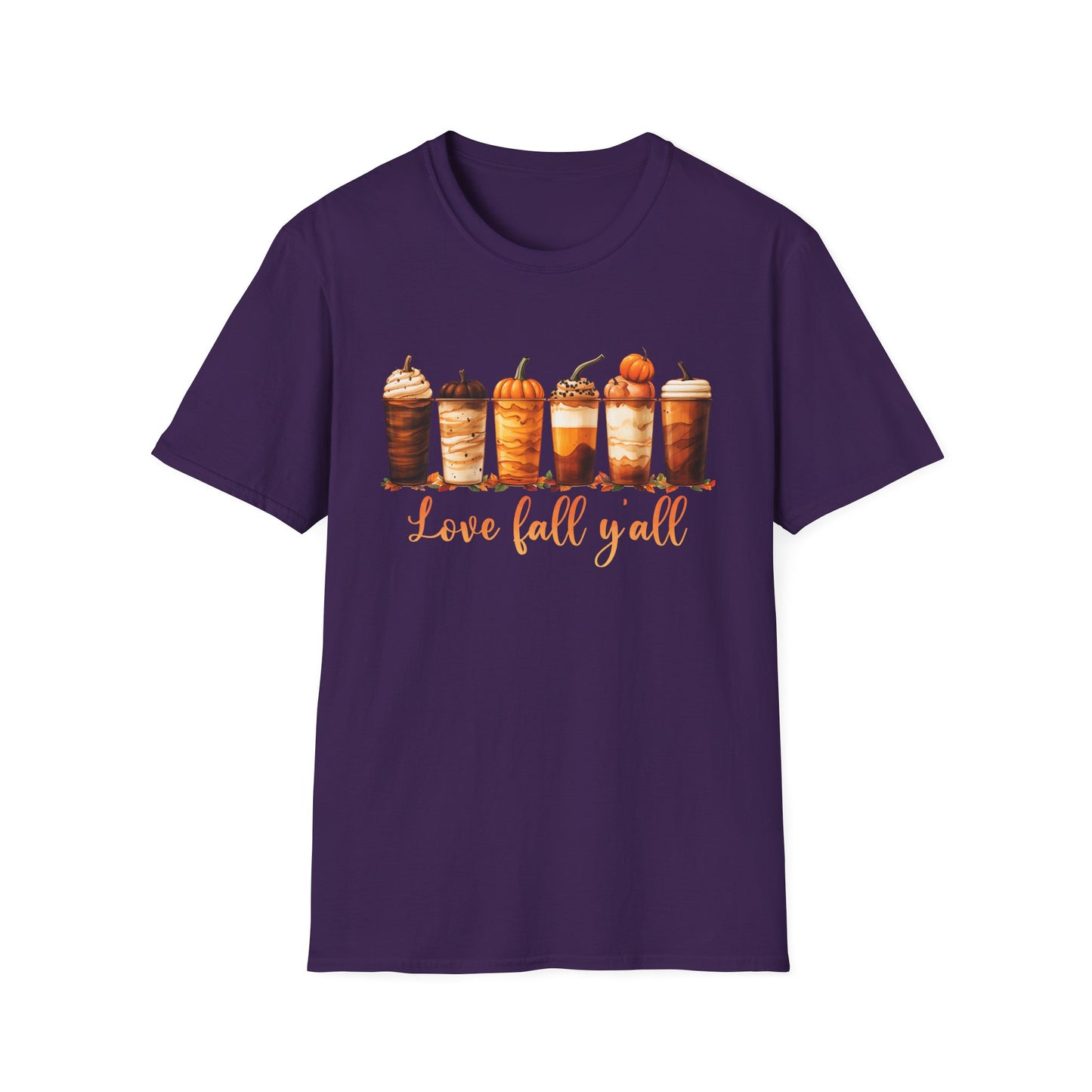 Love Fall Y'all Coffee Tee