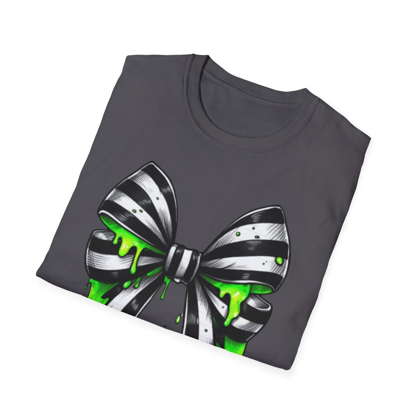 Halloween Striped Bow Tee