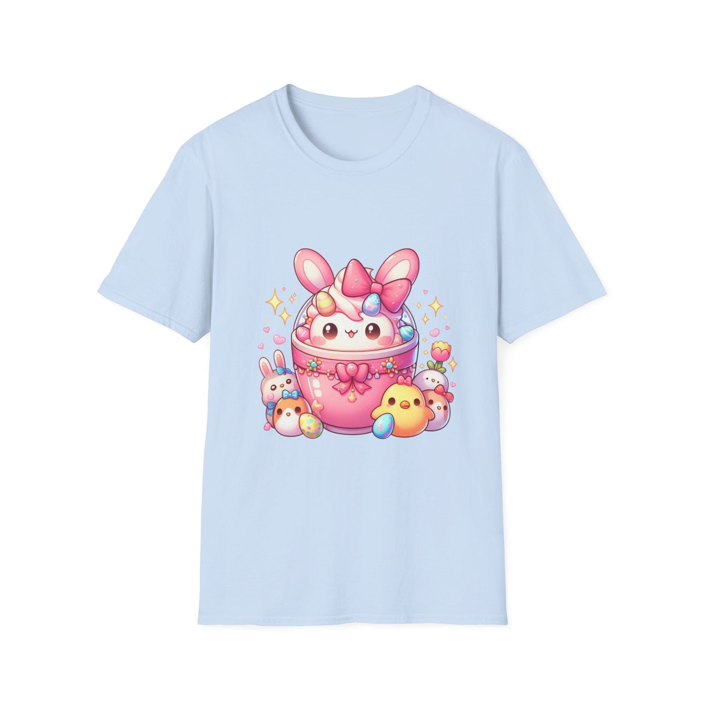Cute Bunny Friends Unisex Cotton Tee