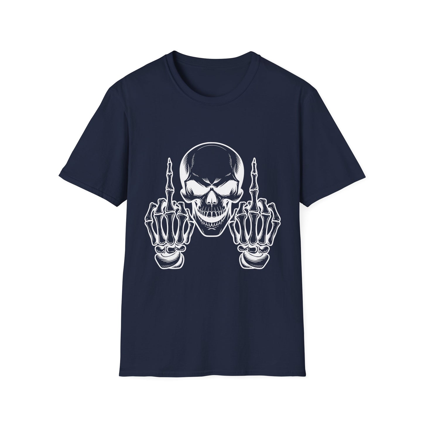 Skull Middle Finger Tee