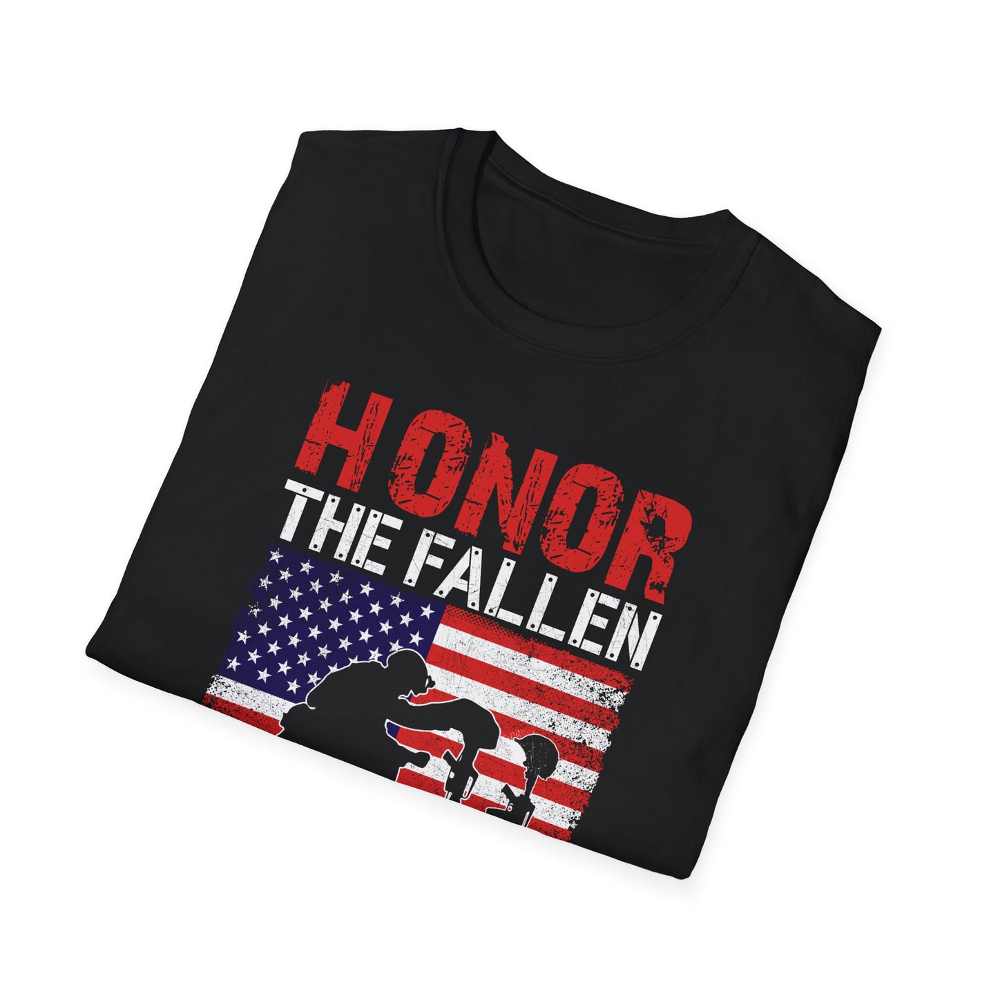 Honor the Fallen Thank the Living Unisex Cotton Tee