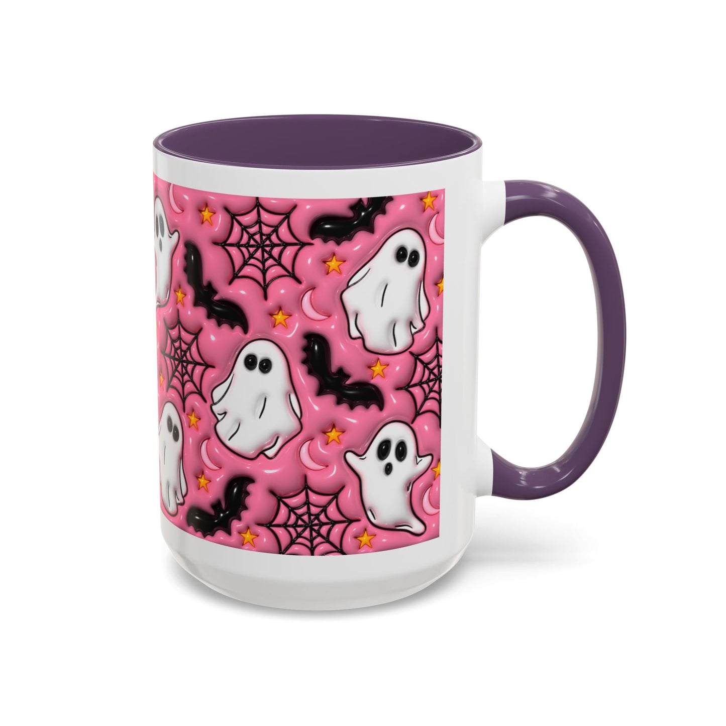 Pink Spooky Ghost Coffee Mug