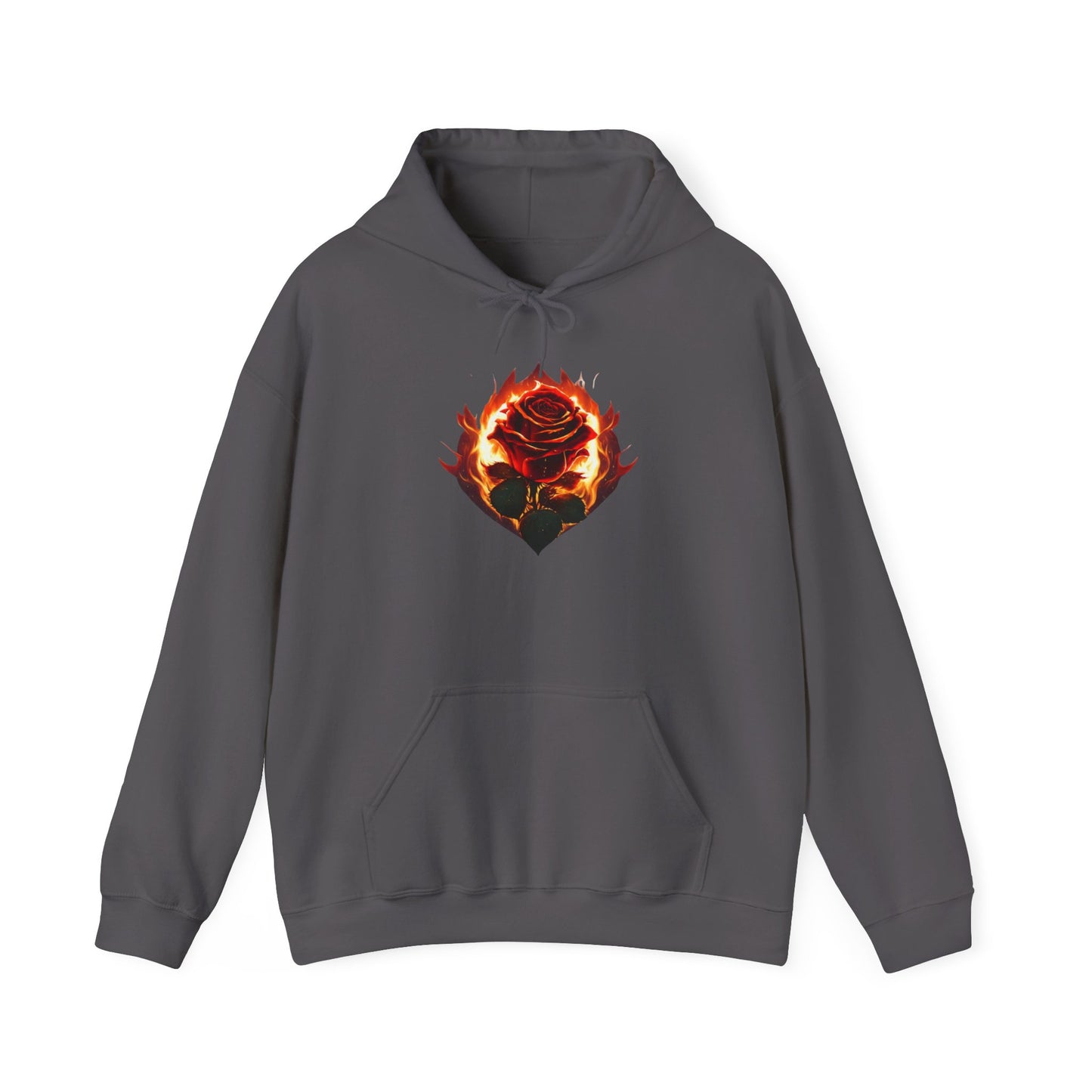 Rose and Flames Hoodie