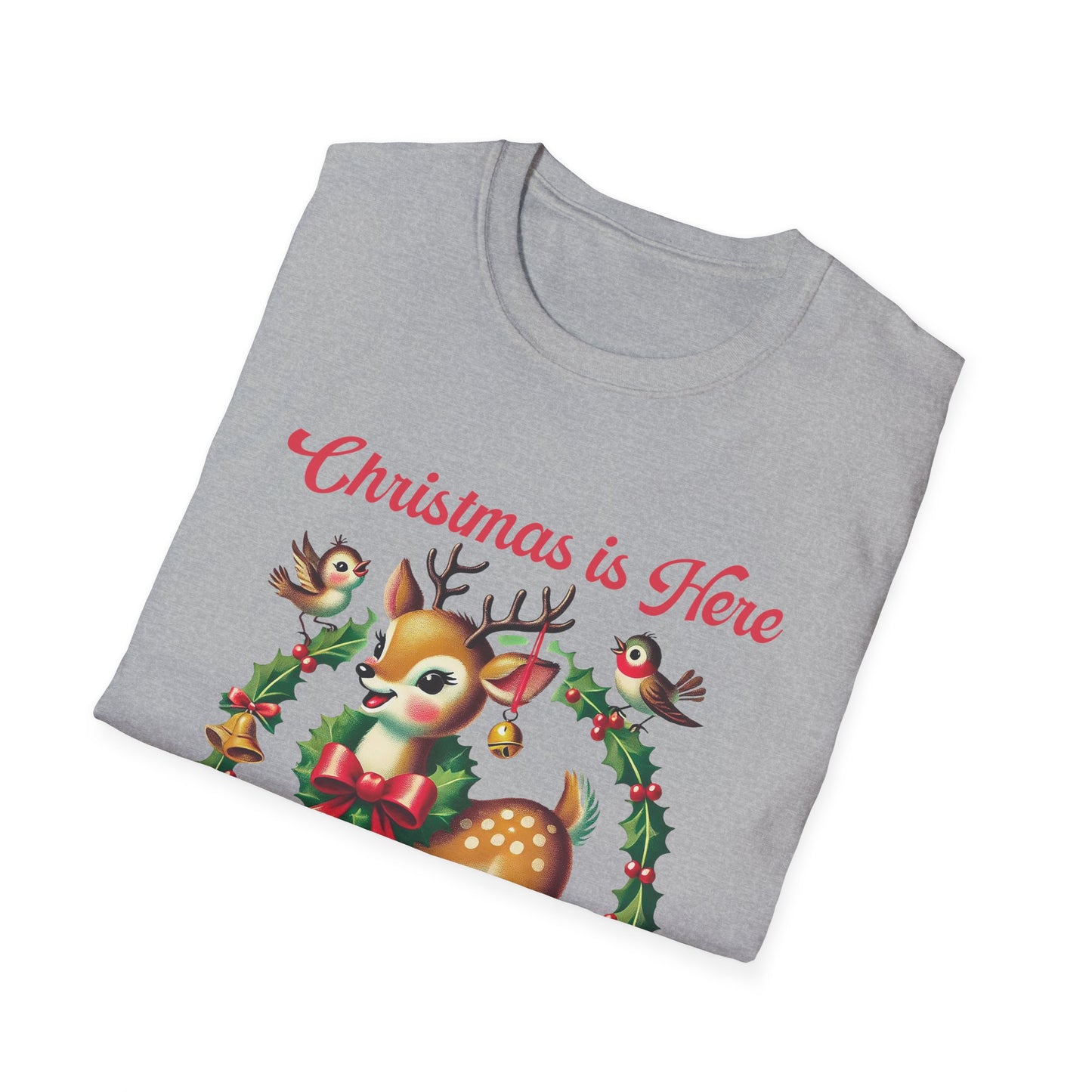 Retro Christmas Deer Tee