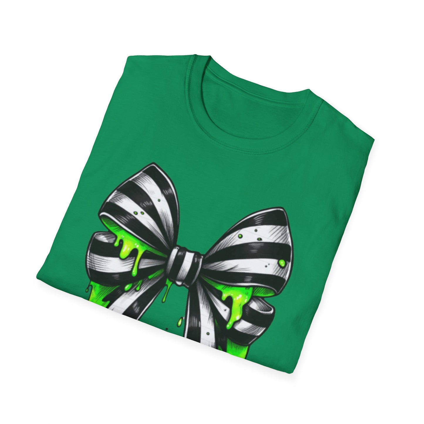Halloween Striped Bow Tee