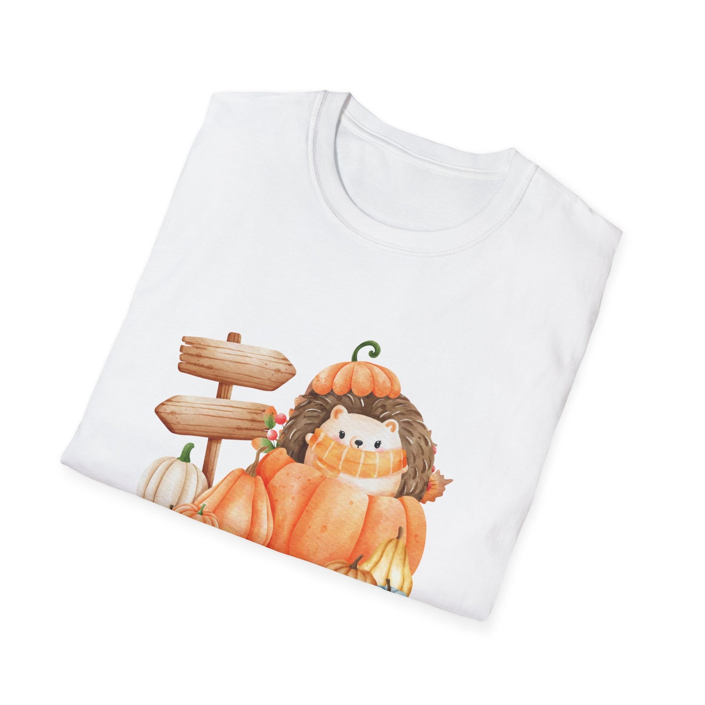 Autumn Hedgehog Unisex Graphic Tee