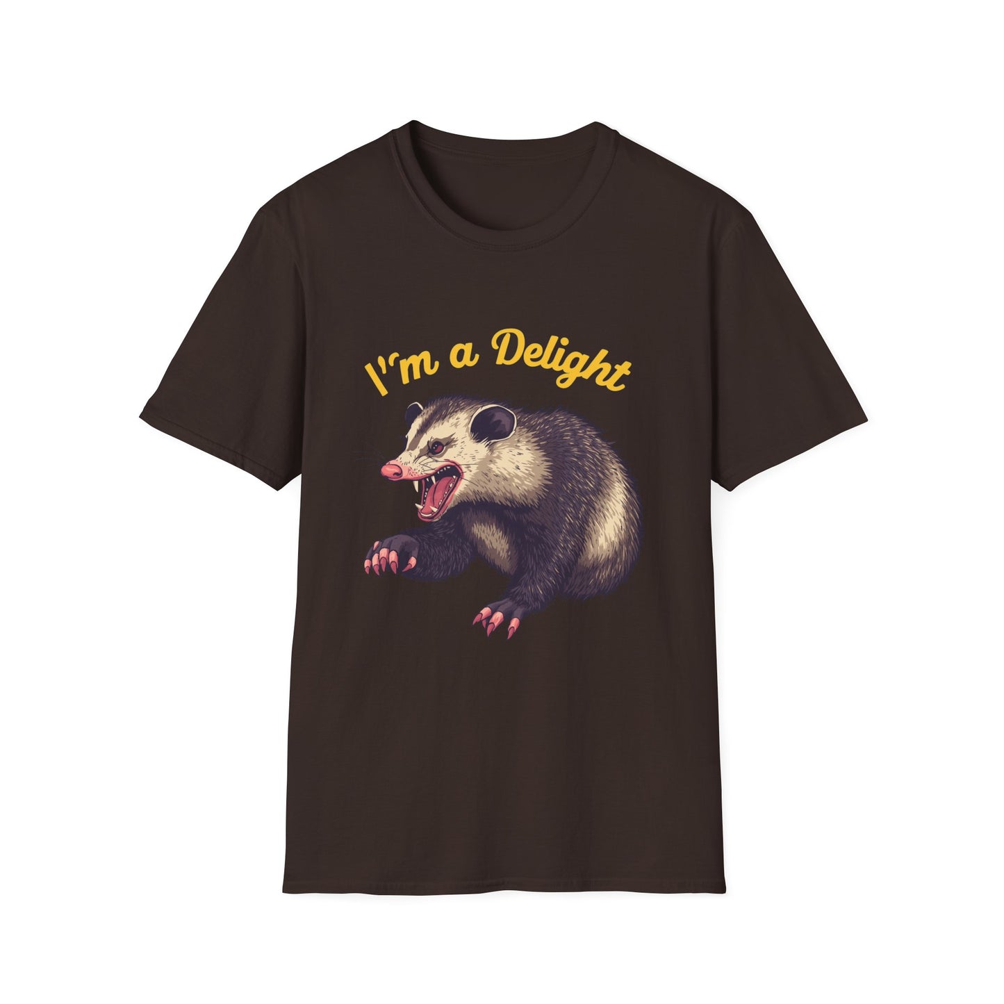 Snarling Opossum I'm a Delight Tee