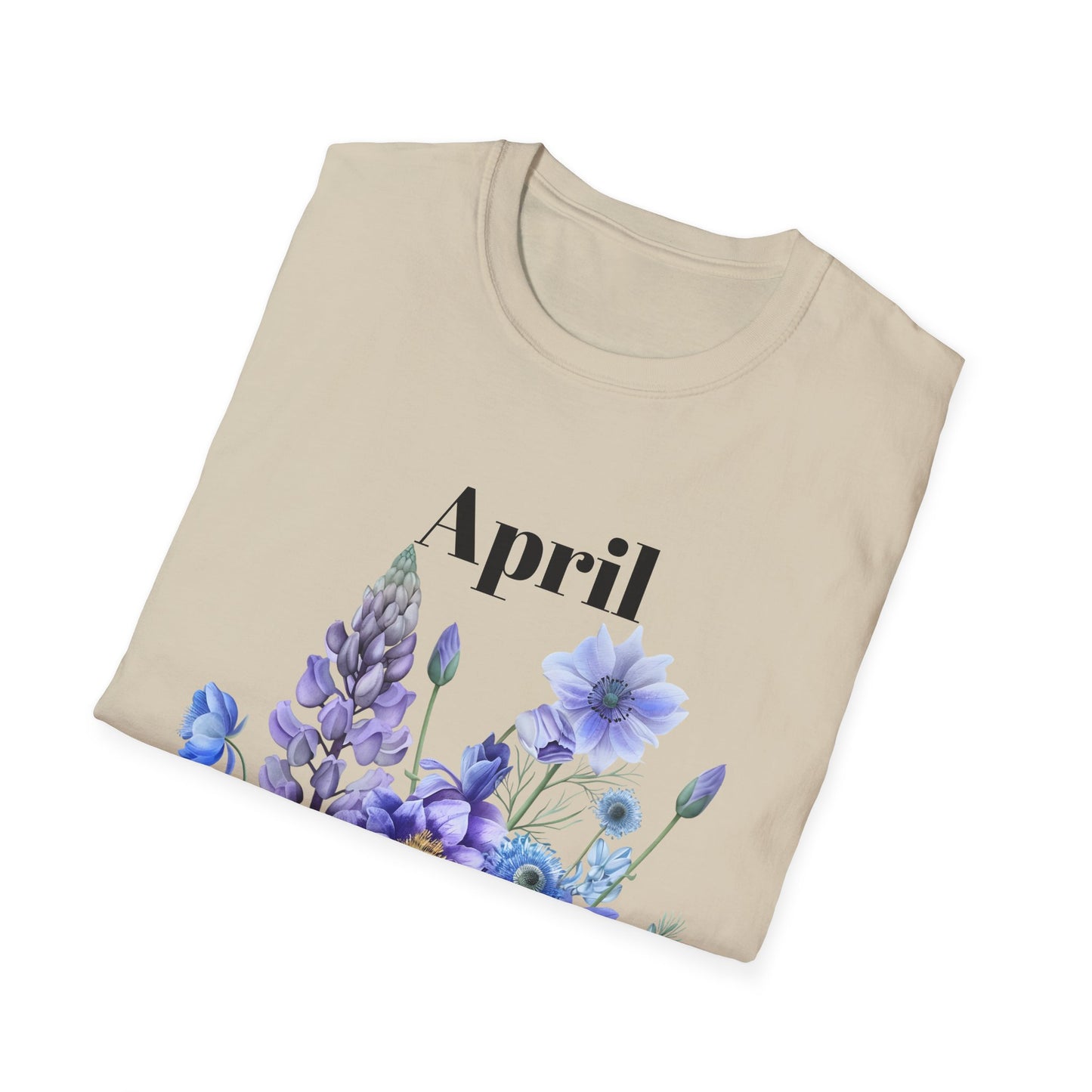 Birth Month Flower Unisex Tee - April