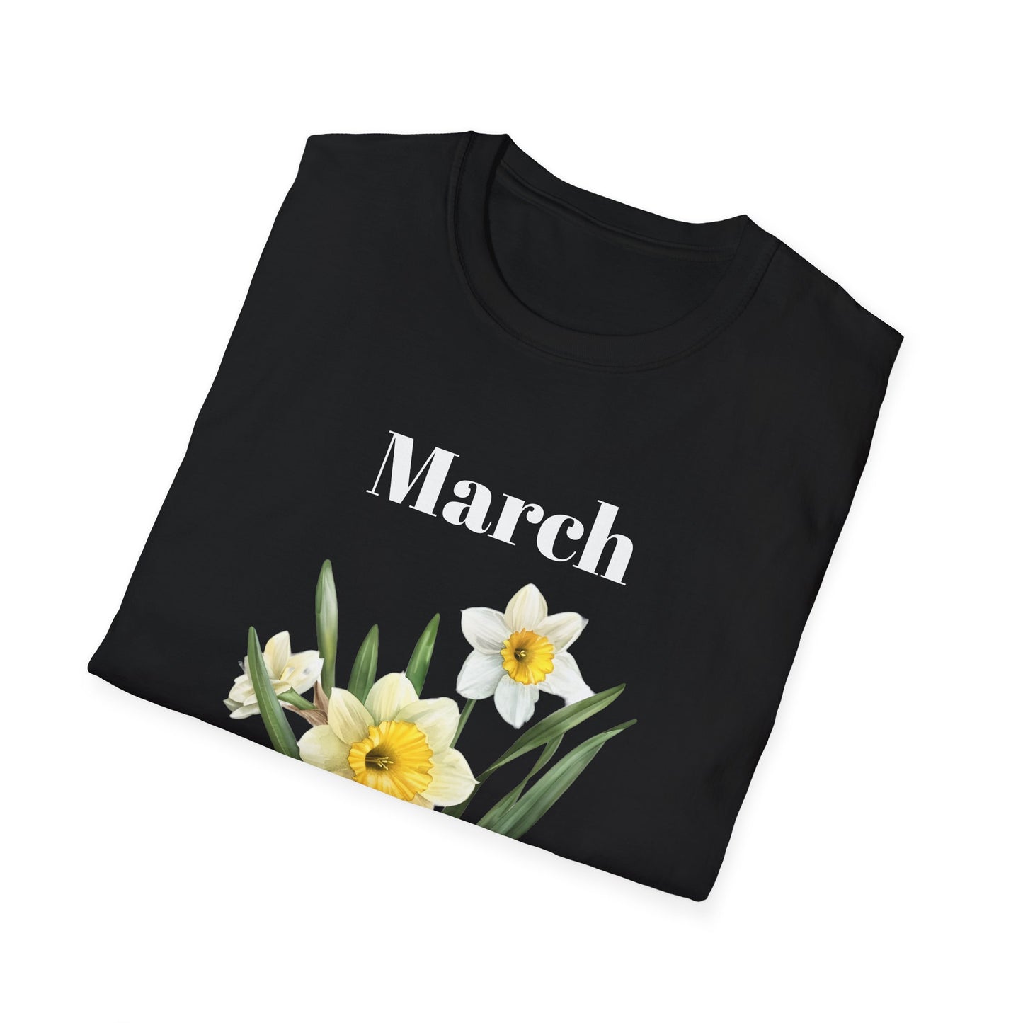 Birth Month Flower Unisex Tee - March
