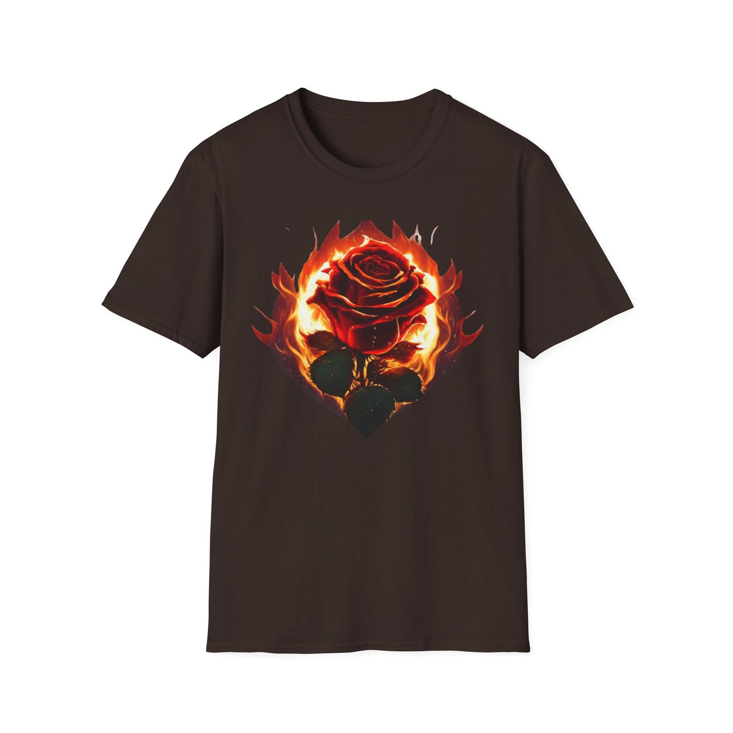 Rose and Flames T-Shirt