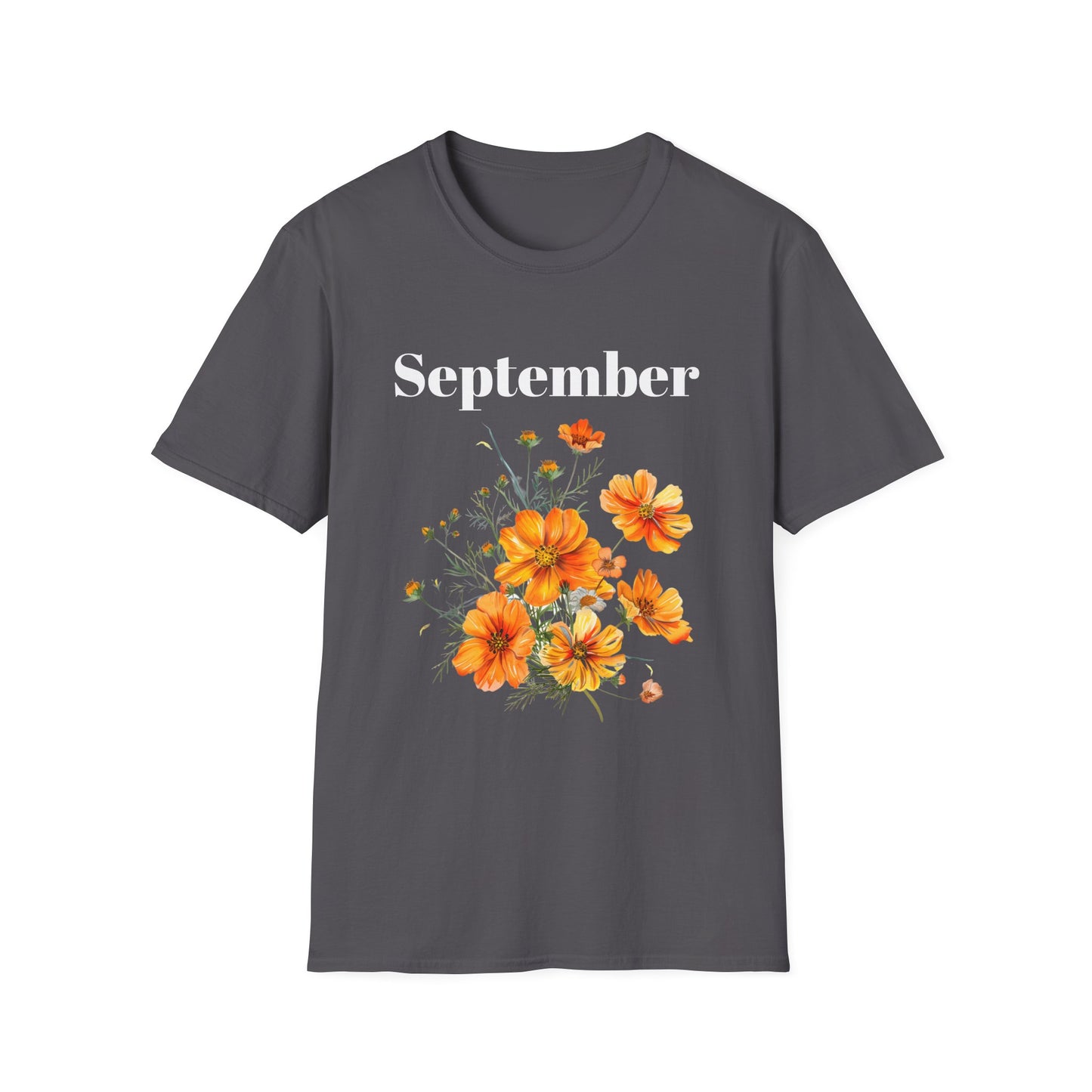 Birth Month Flower Unisex Tee - September