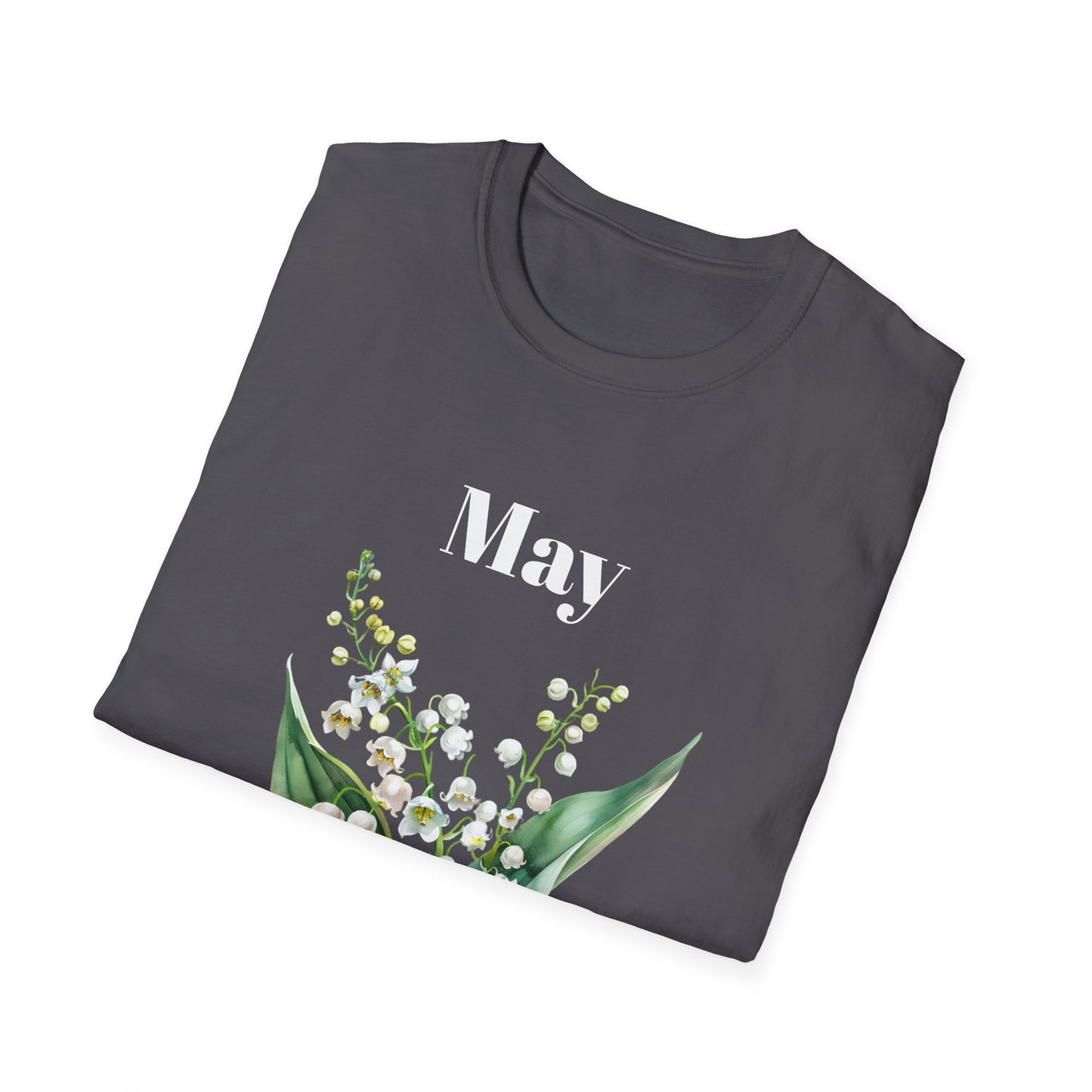 Birth Month Flower Unisex Tee - May