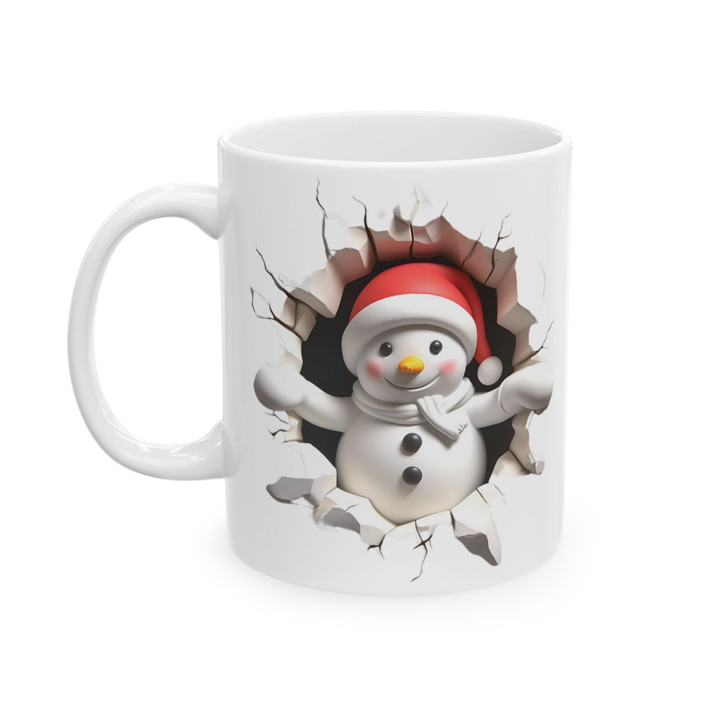 Christmas Snowman Breakthrough Mug