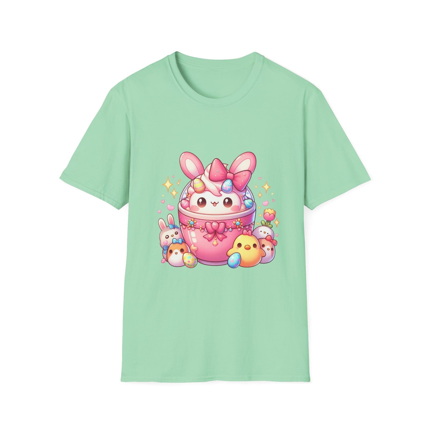 Cute Bunny Friends Unisex Cotton Tee
