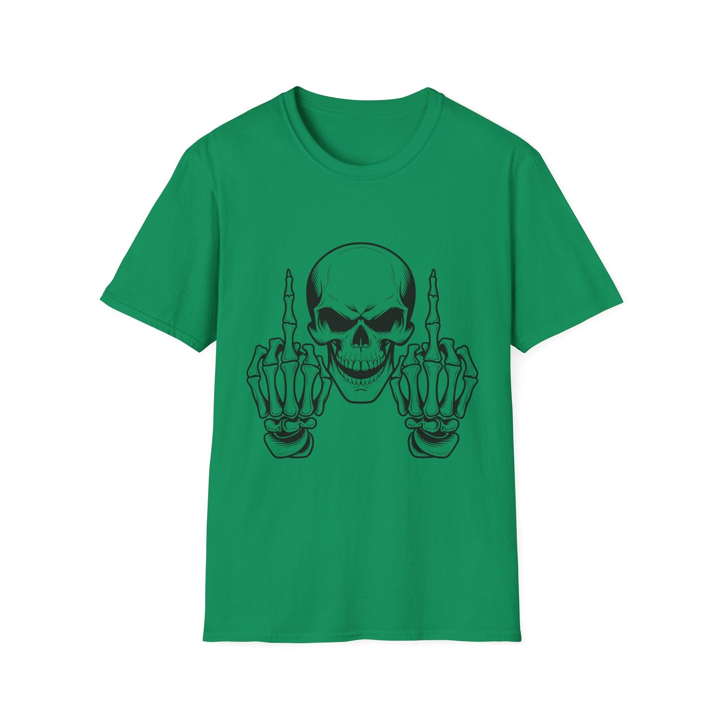 Skull Middle Finger Tee
