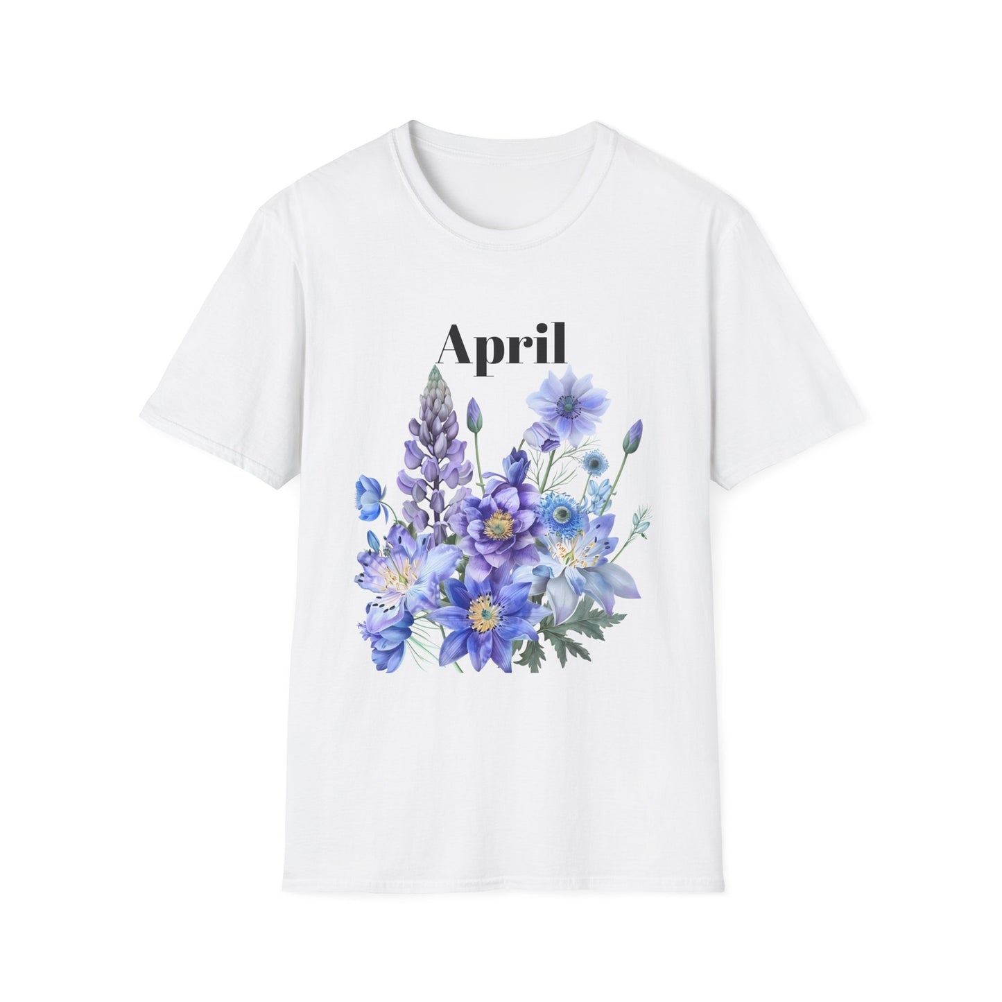 Birth Month Flower Unisex Tee - April