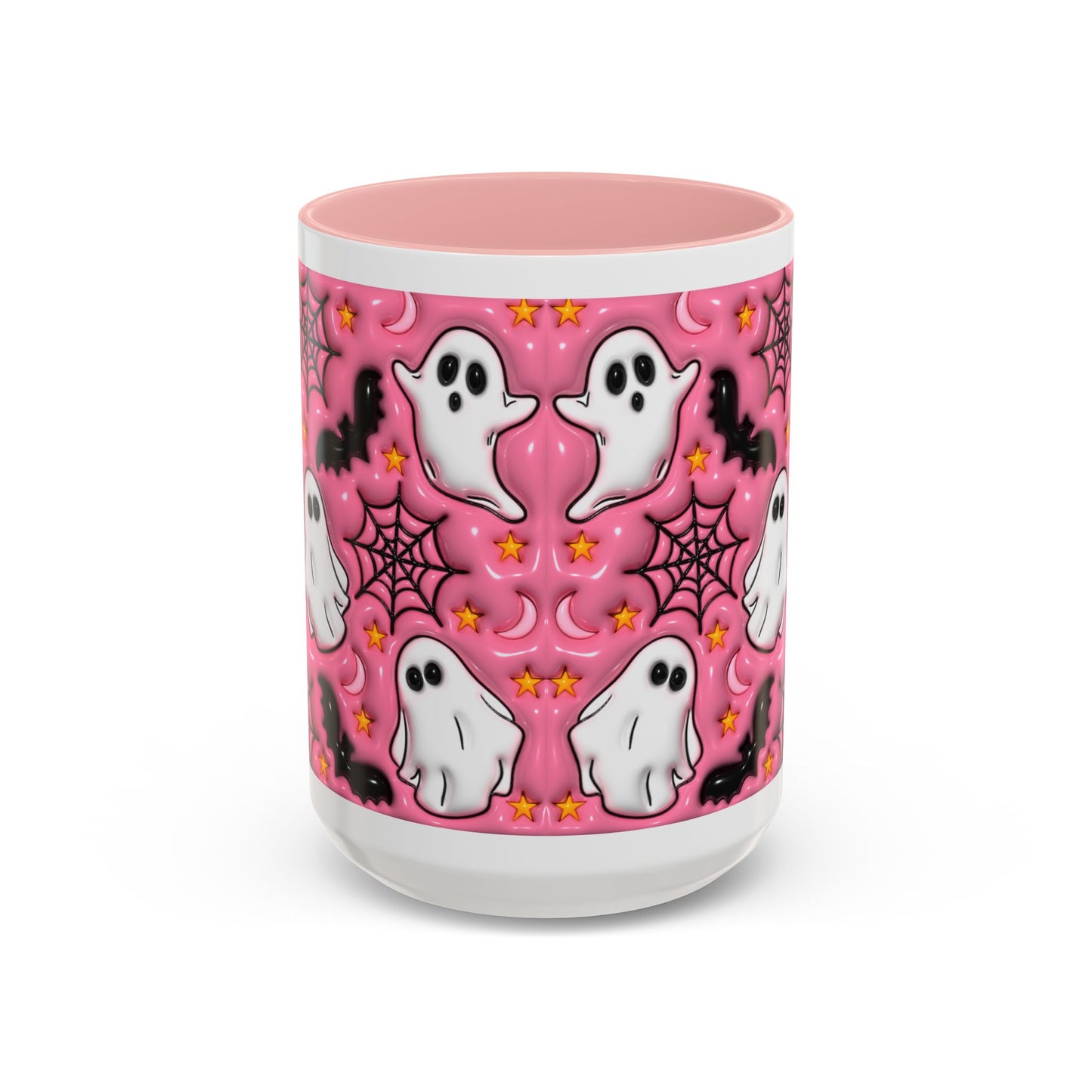 Pink Spooky Ghost Coffee Mug