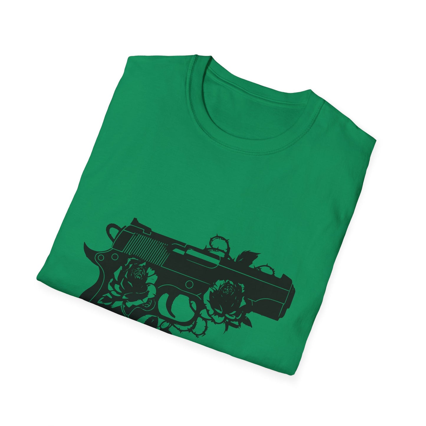 Pistol & Roses Unisex Cotton Tee