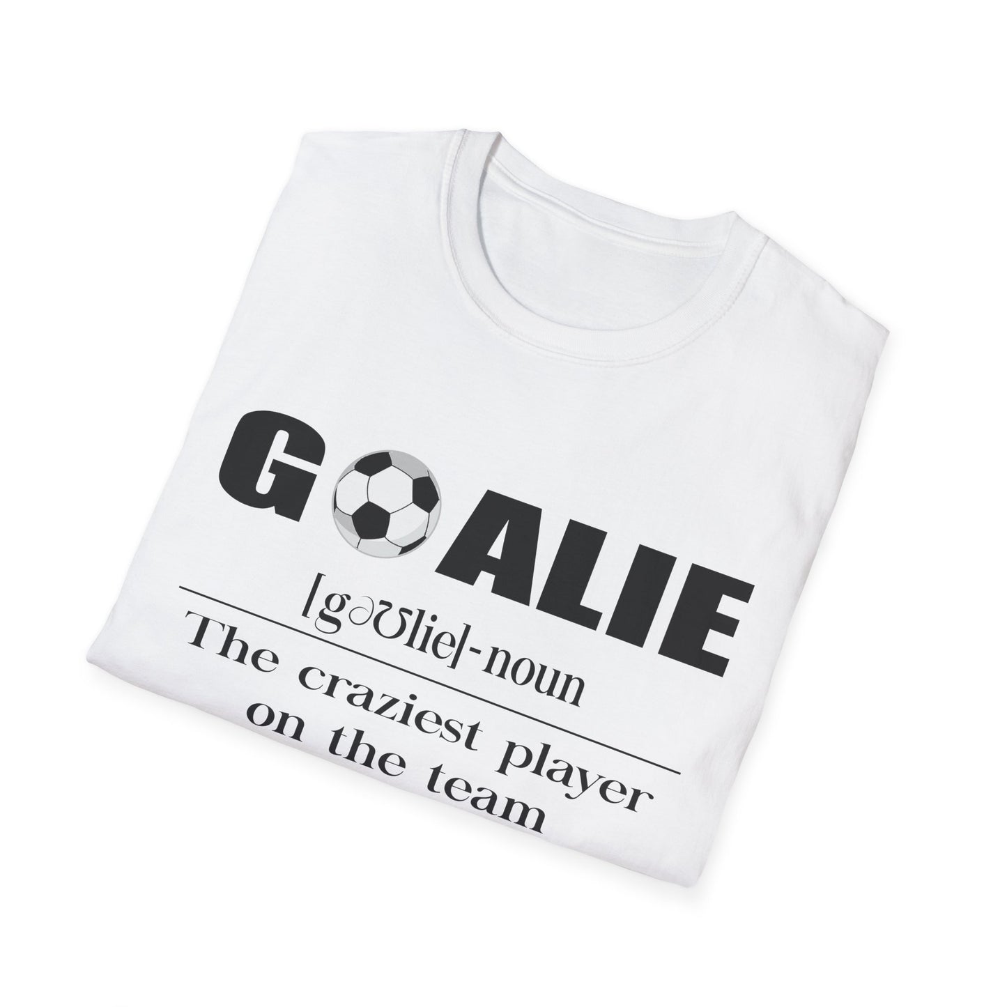 Soccer Goalie Definition Unisex Cotton Tee