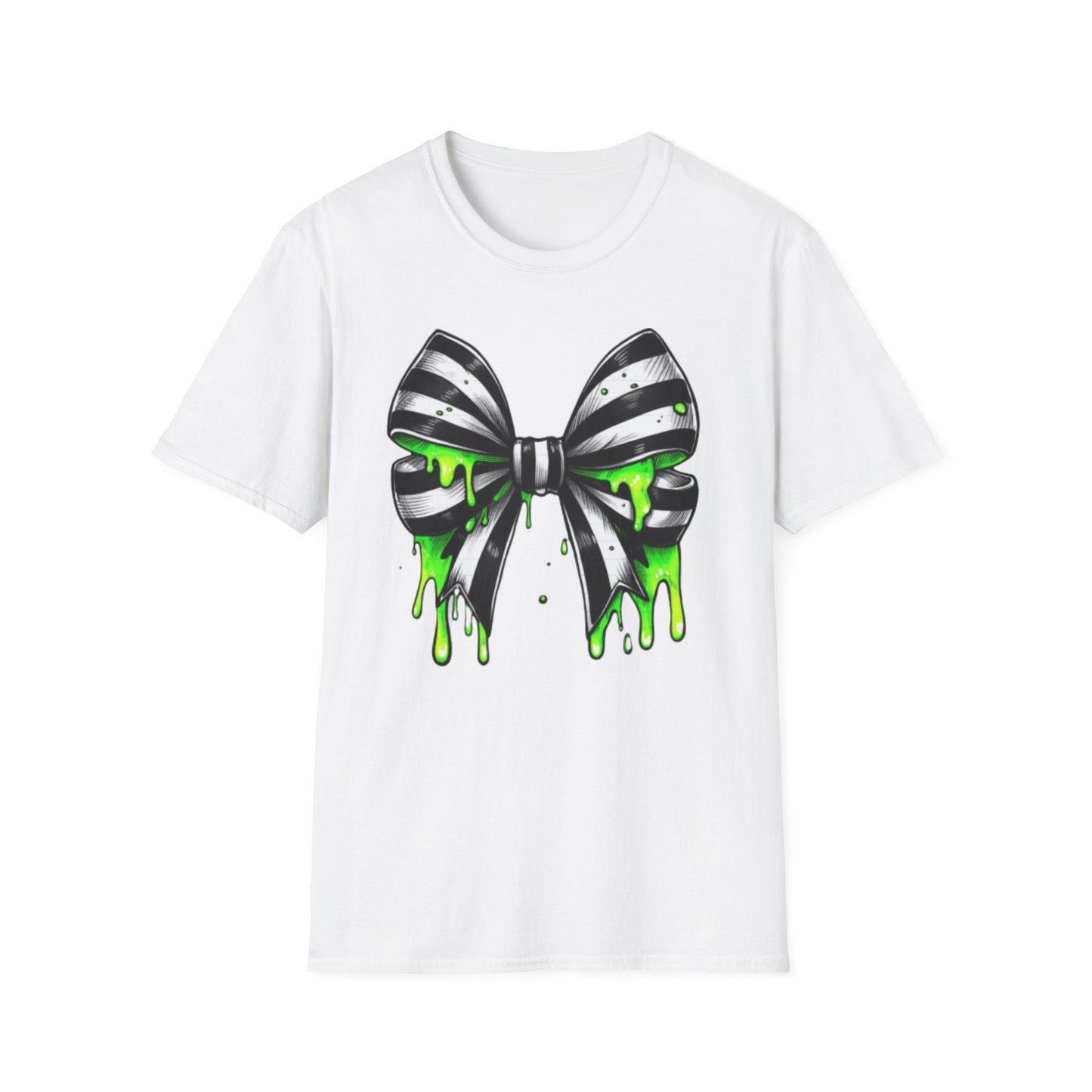 Halloween Striped Bow Tee