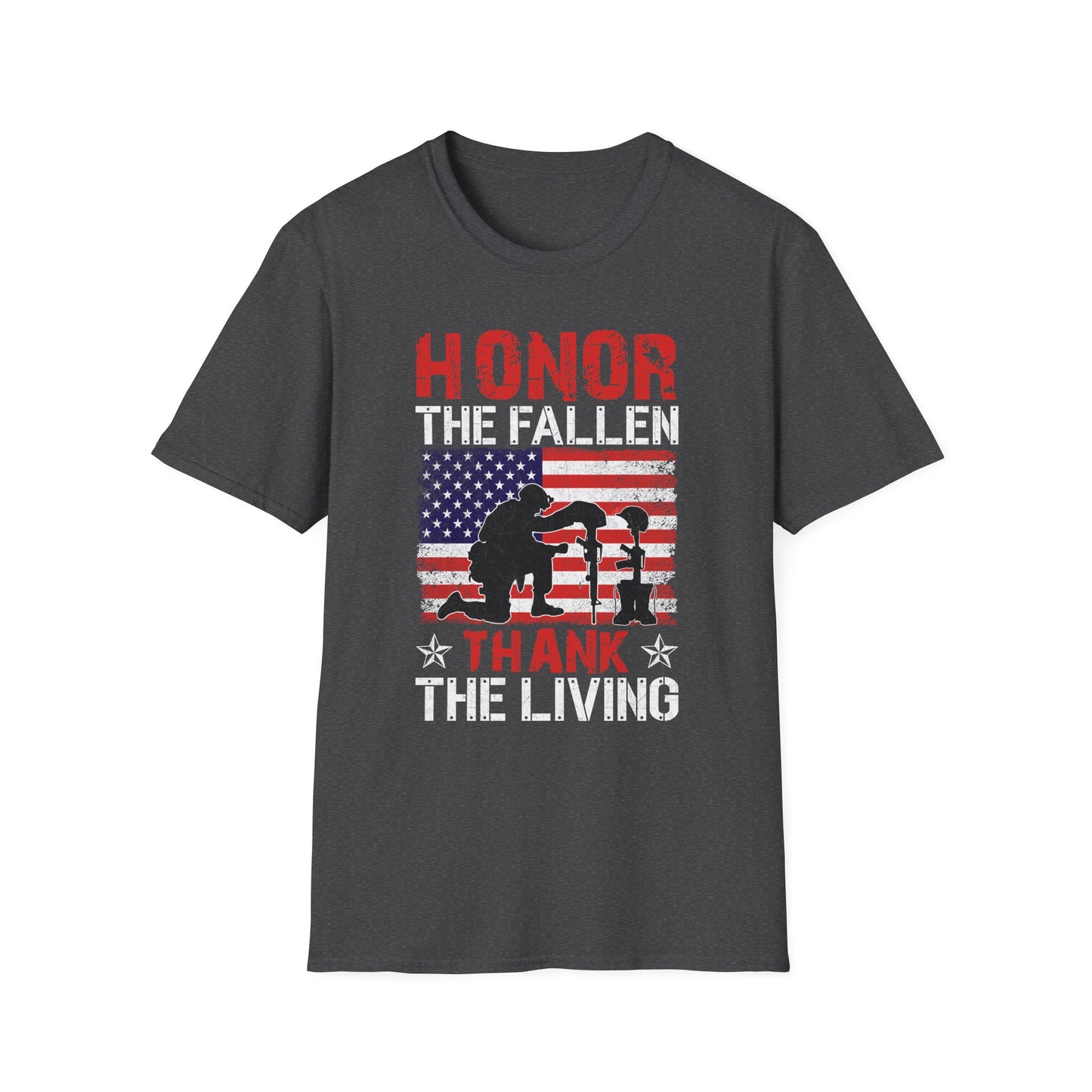 Honor the Fallen Thank the Living Unisex Cotton Tee