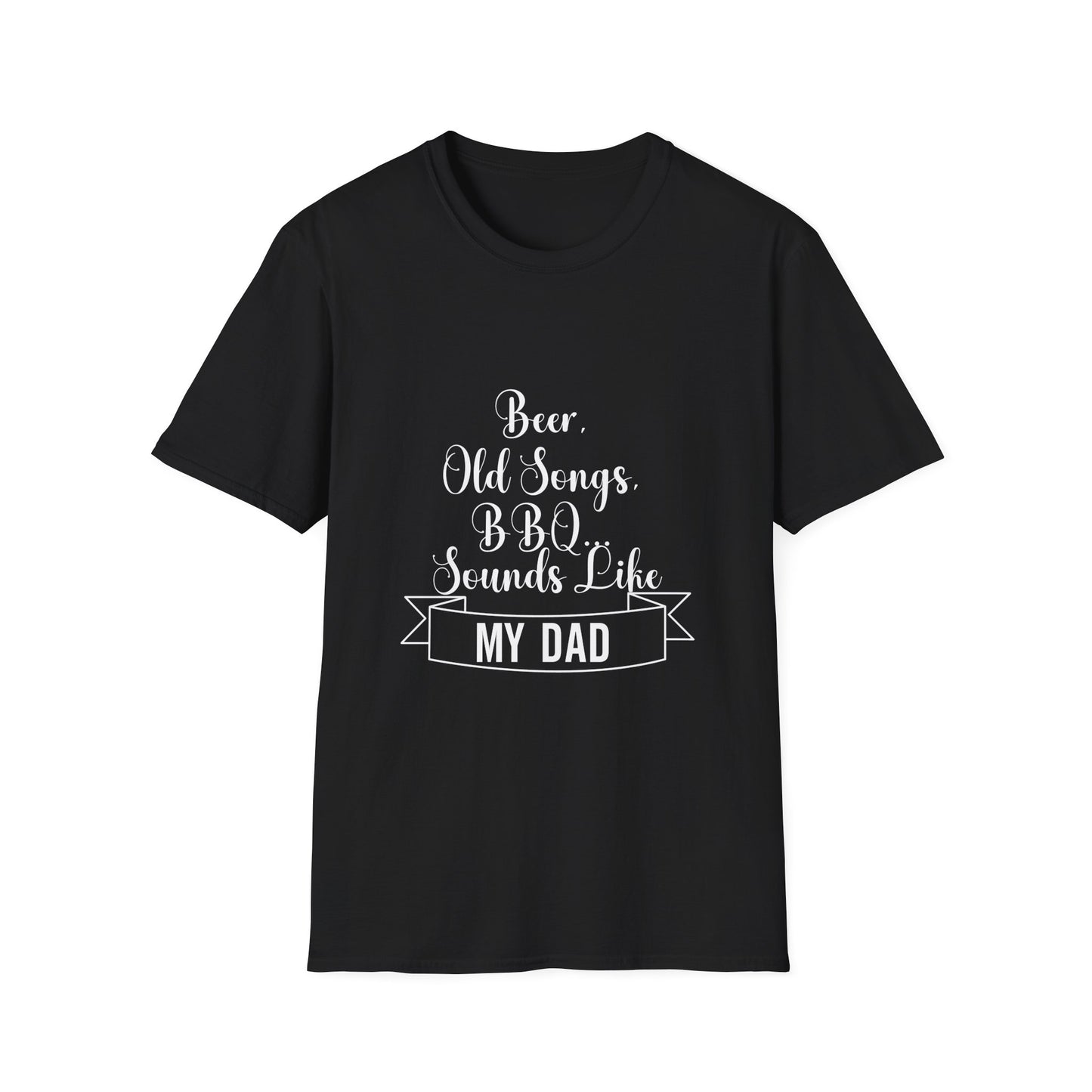 Beer, Old Songs & BBQ Dad Unisex T-Shirt
