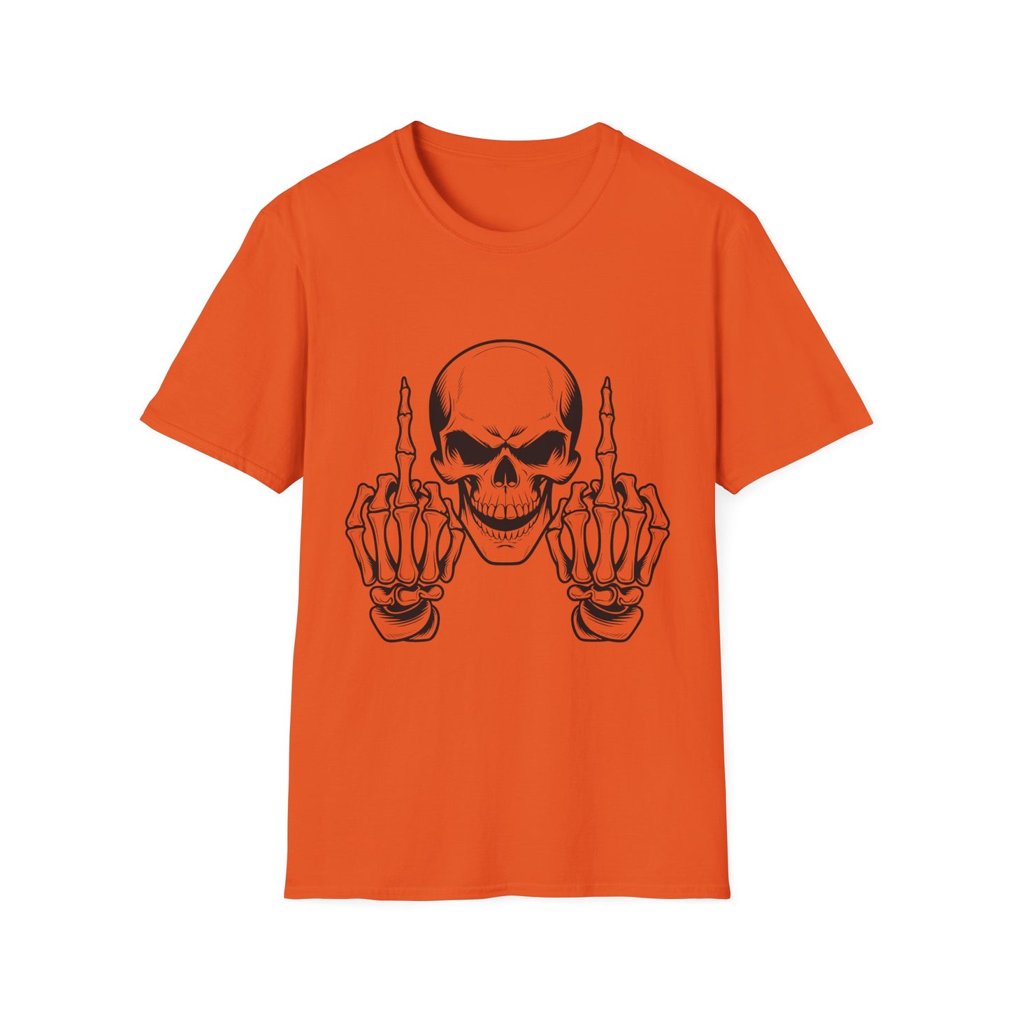 Skull Middle Finger Tee