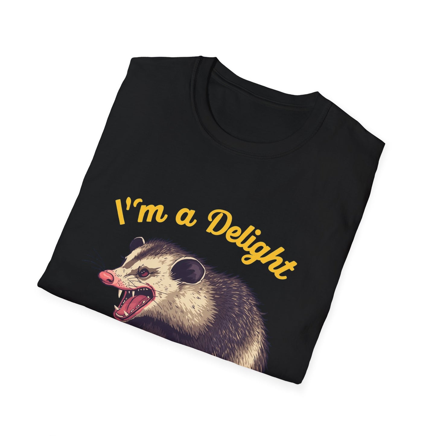 Snarling Opossum I'm a Delight Tee