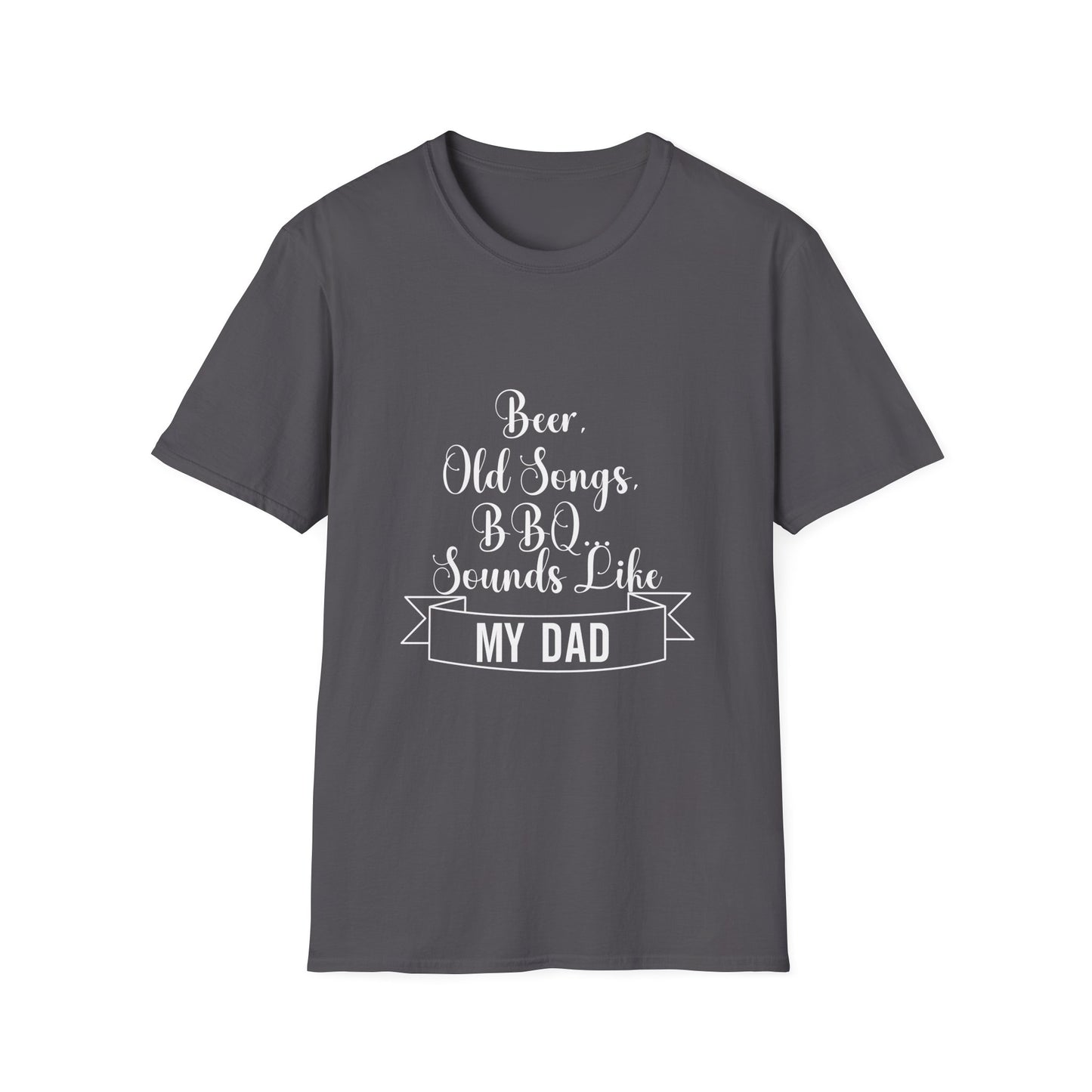Beer, Old Songs & BBQ Dad Unisex T-Shirt