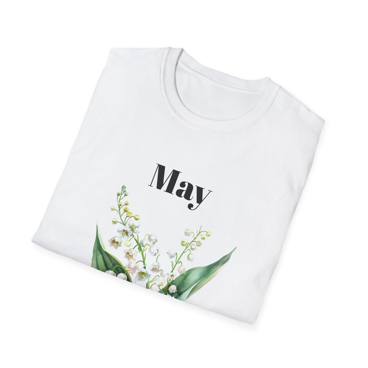 Birth Month Flower Unisex Tee - May